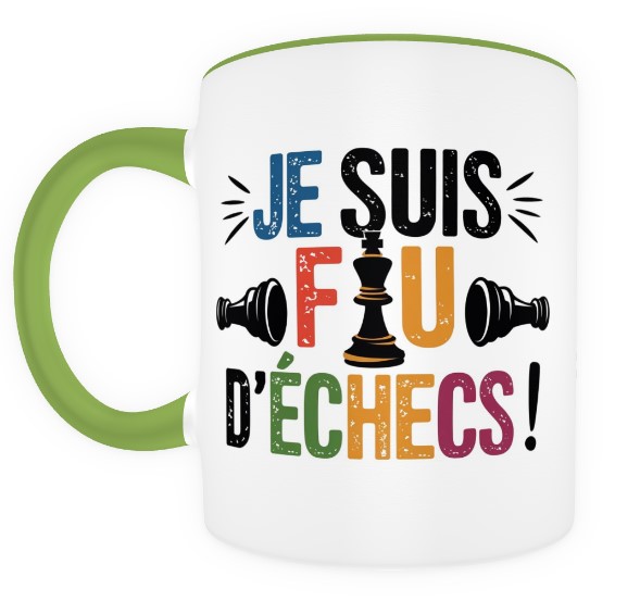 Je suis fou d'échecs ! vert