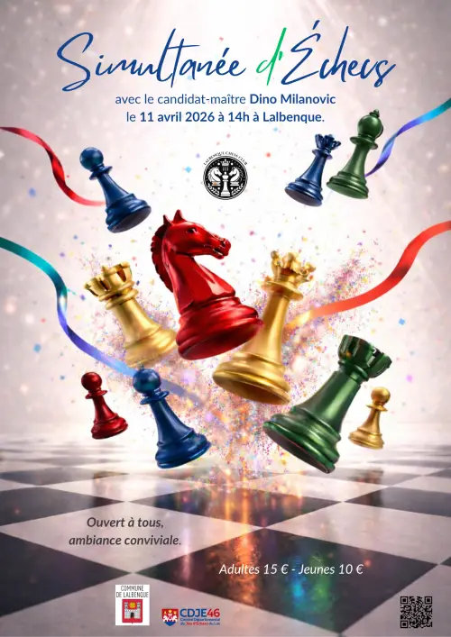 Simultanée d'Échecs 11 avril 2026