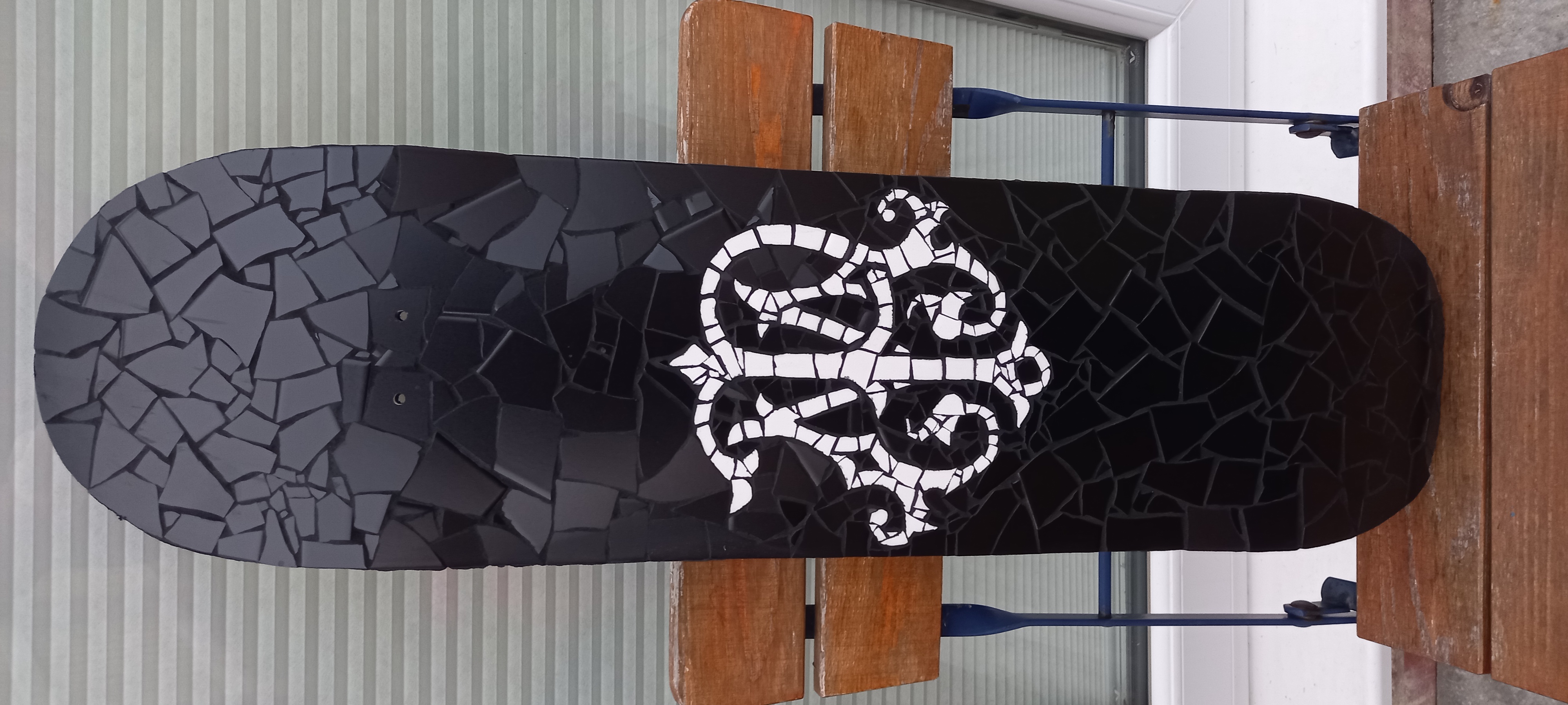 Bespoke skateboard mosaic