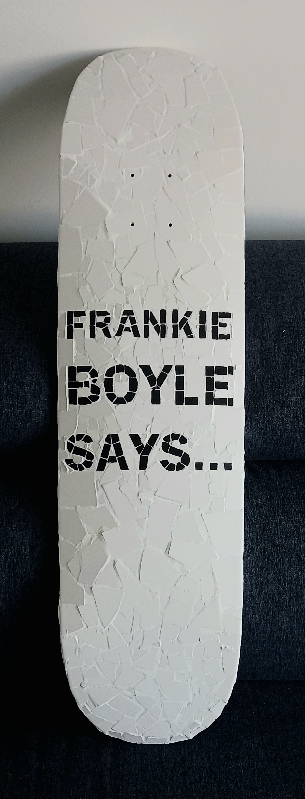 Bespoke skateboard mosaic