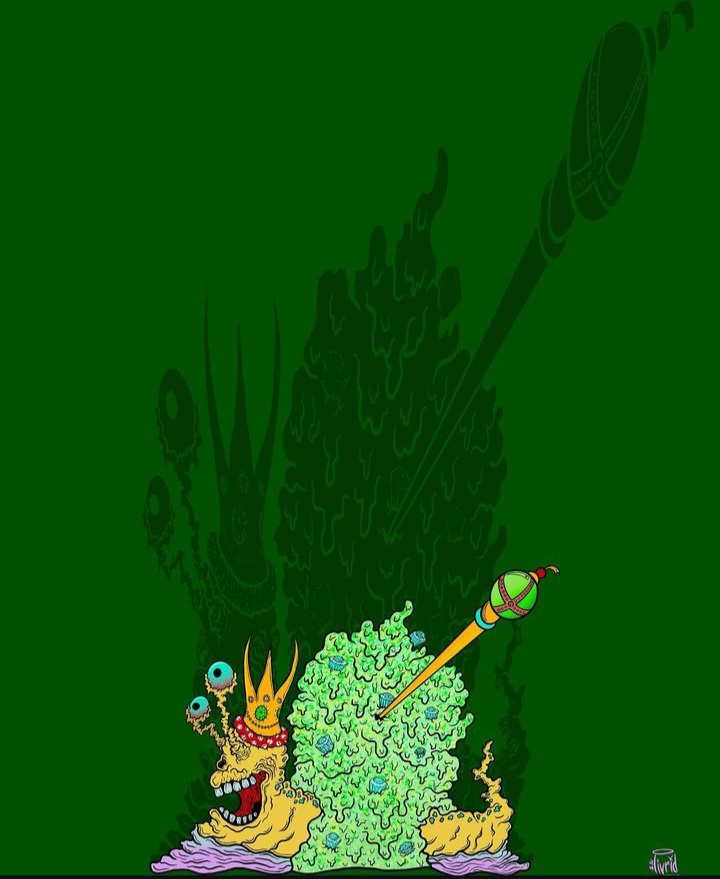 Budslug mosaic skateboard