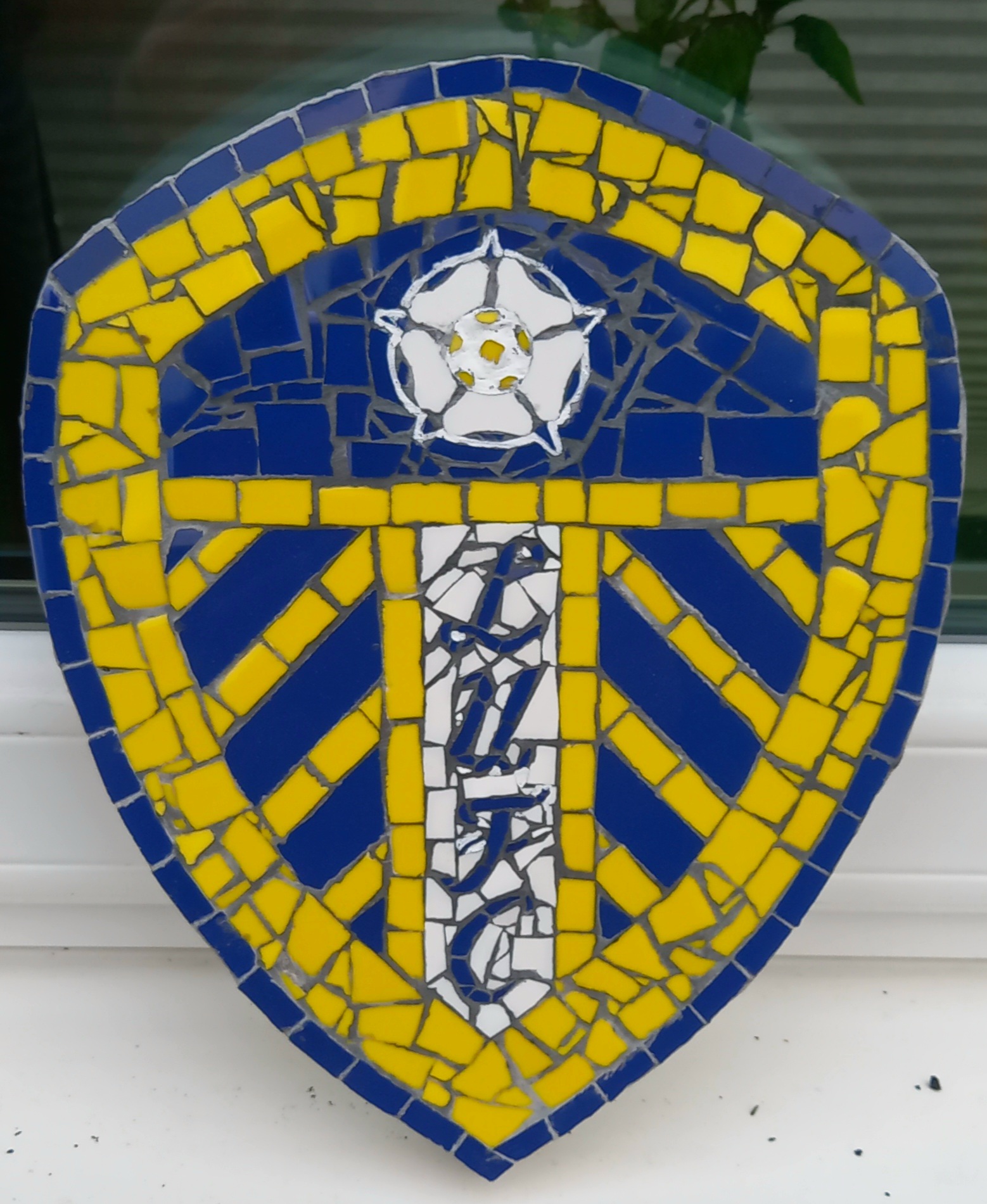 Sporting team memorabilia mosaic 