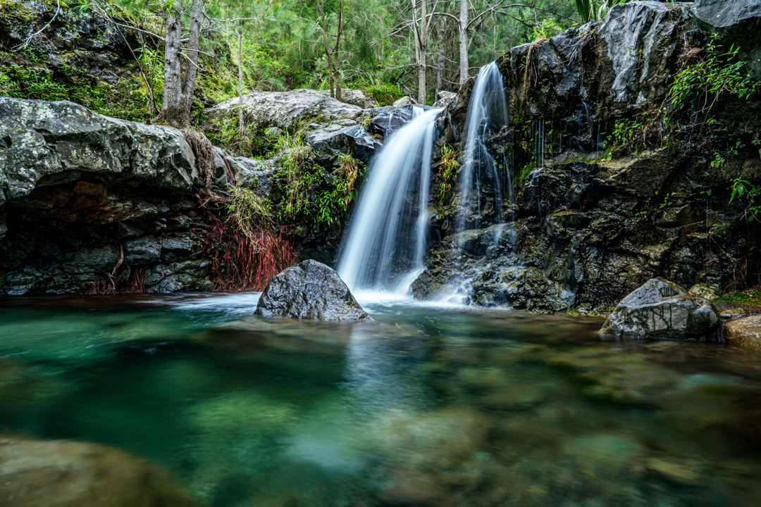Cliché de cascade naturelle