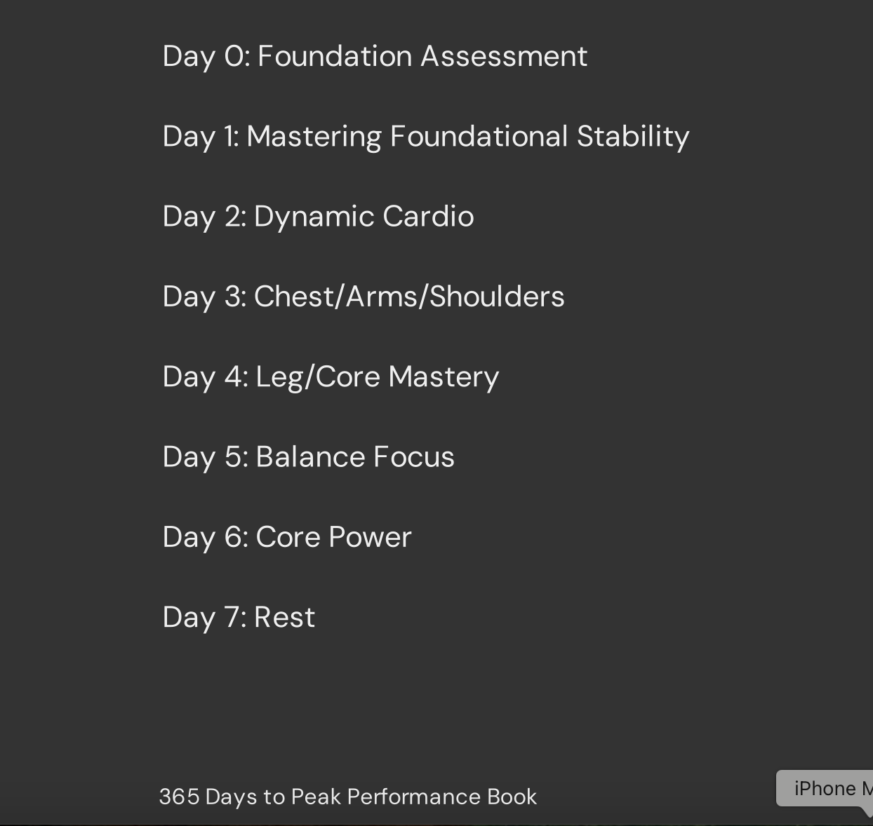 365 Days to Peak Performance (Digital Copy)