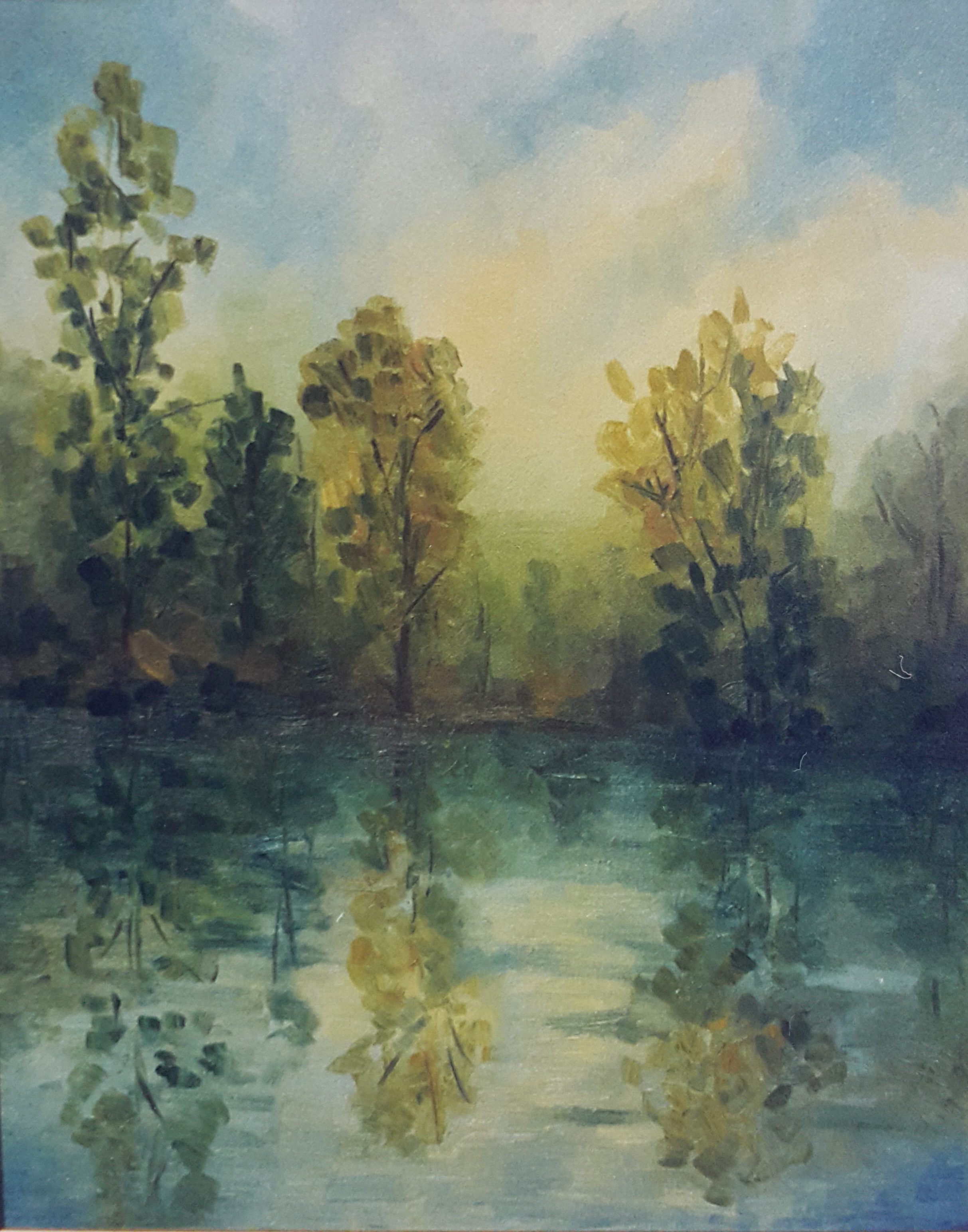 MG01-4002 / 40 cm x 50 cm - Oil painting