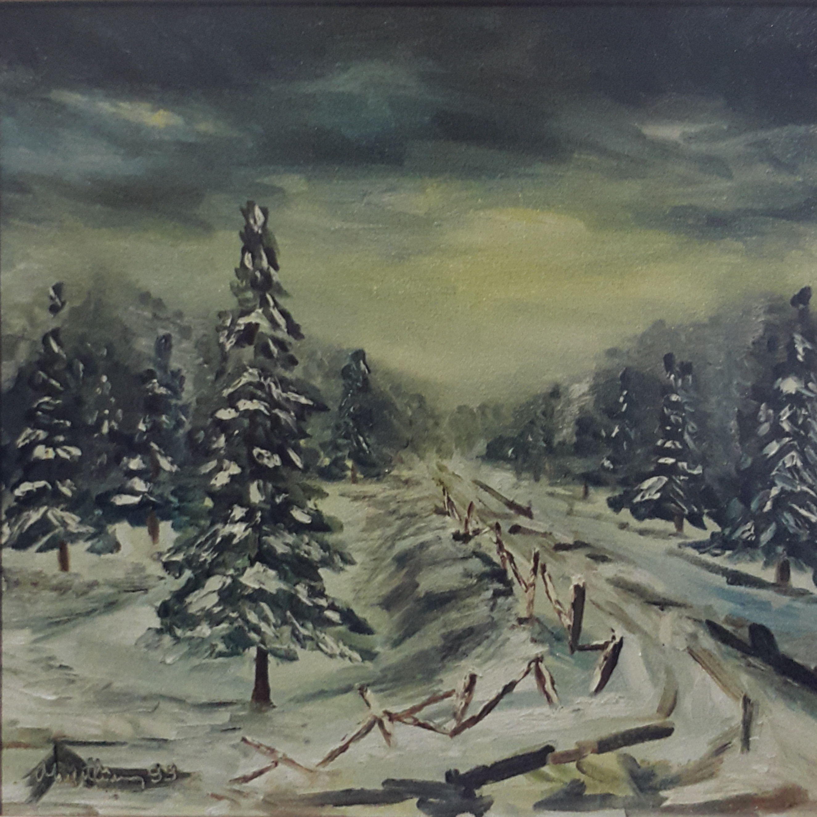 MG01 - 4010 / 40 cm x 40 cm - Oil painting