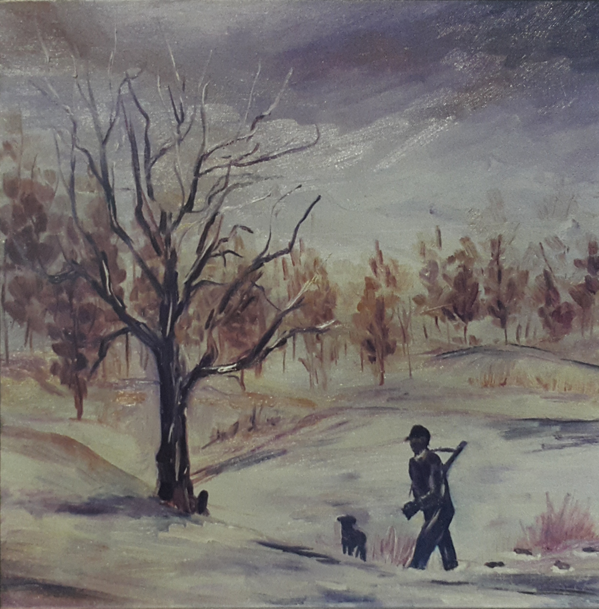 MG01 - 4013 / 40 cm x 40 cm - Oil painting