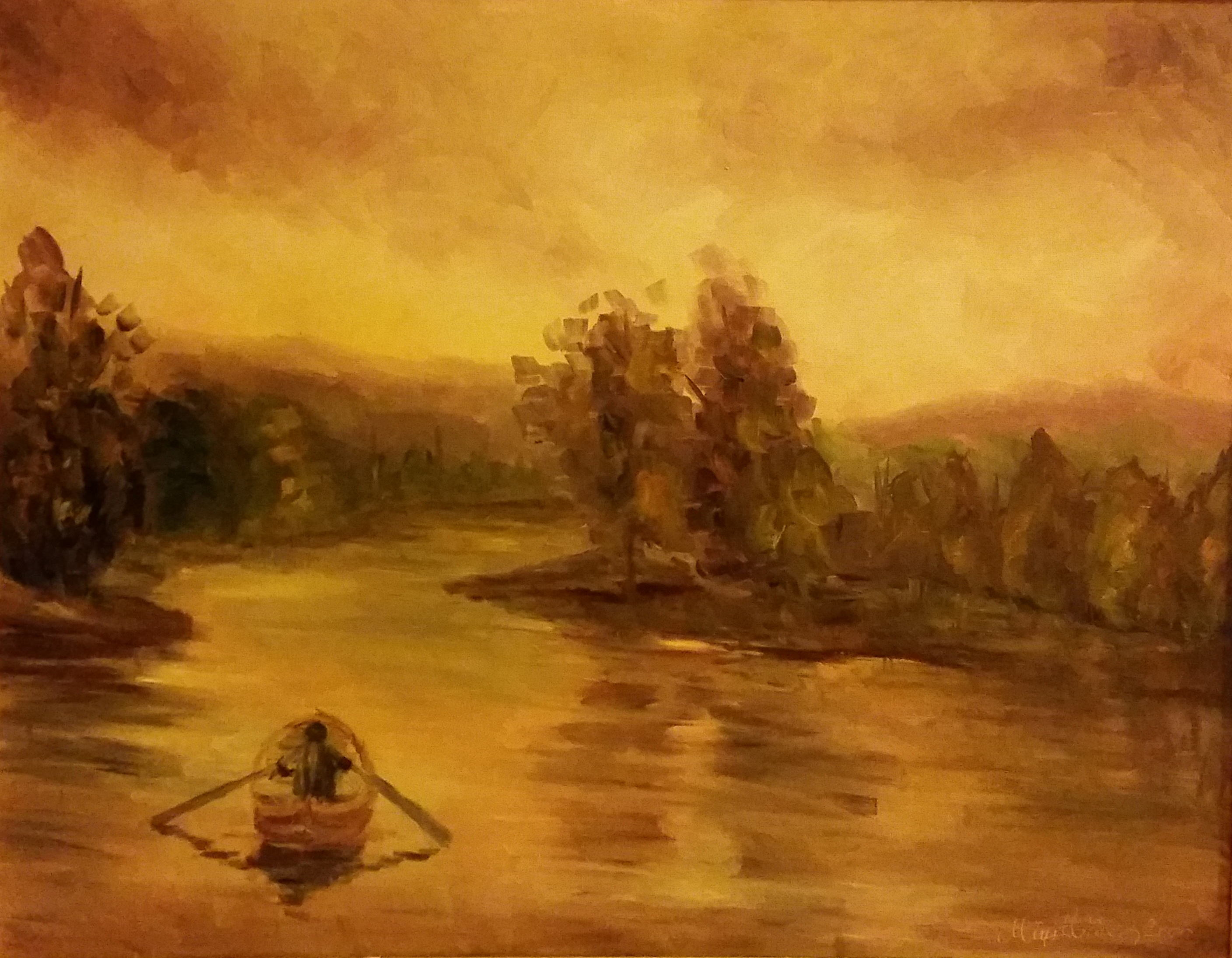 MG01 - 4014 / 40 cm x 50 cm - Oil painting