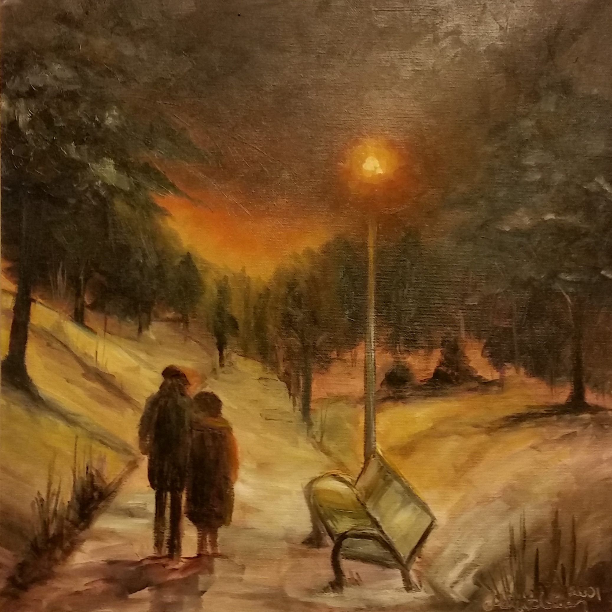 MG01 - 4020 / 40 cm x 40 cm - Oil painting