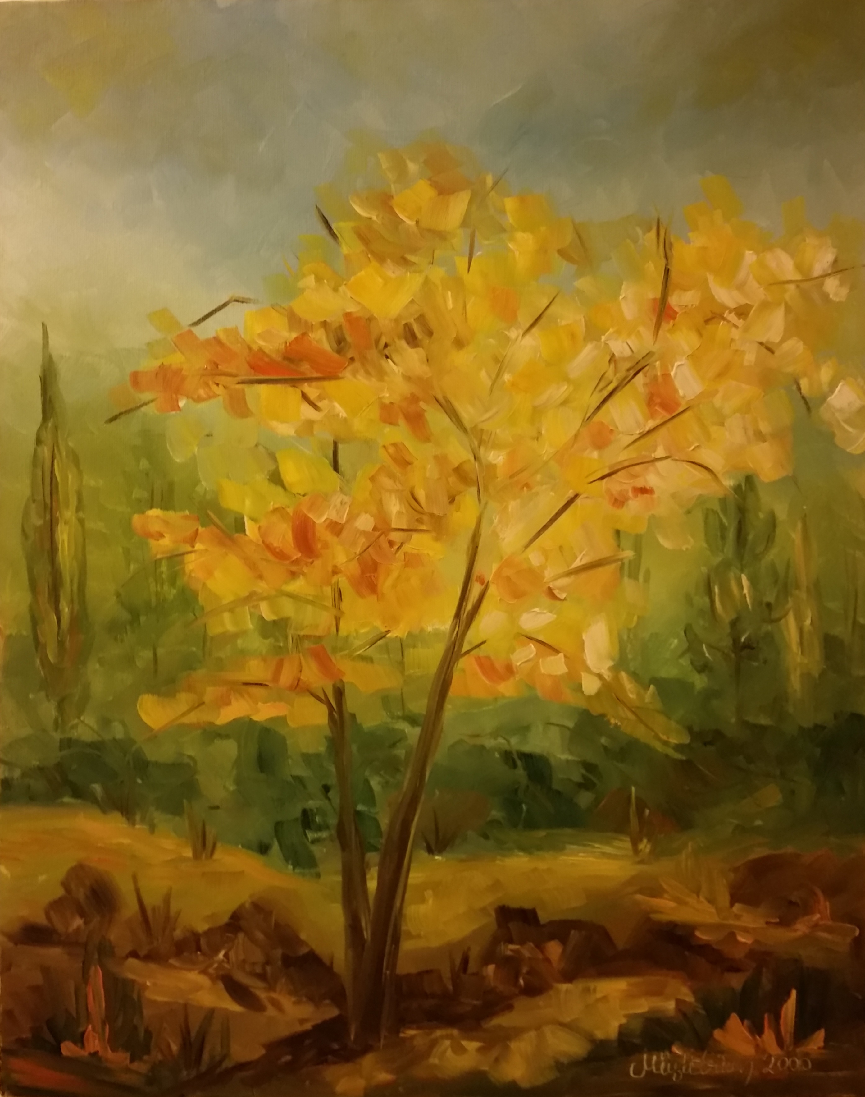 MG01 - 4021 / 50 cm x 40 cm - Oil painting