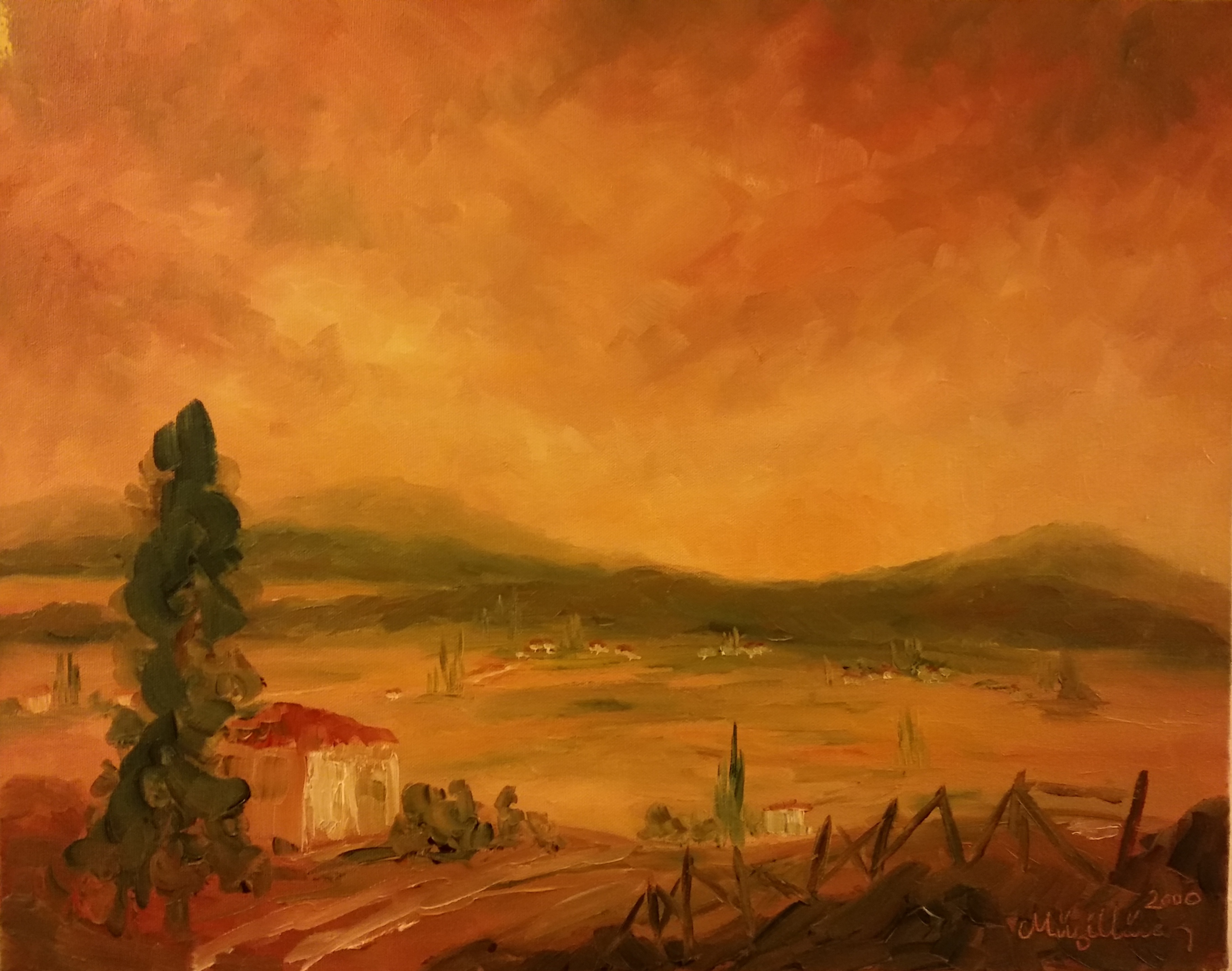 MG01 - 4022 / 40 cm x 50 cm - Oil painting