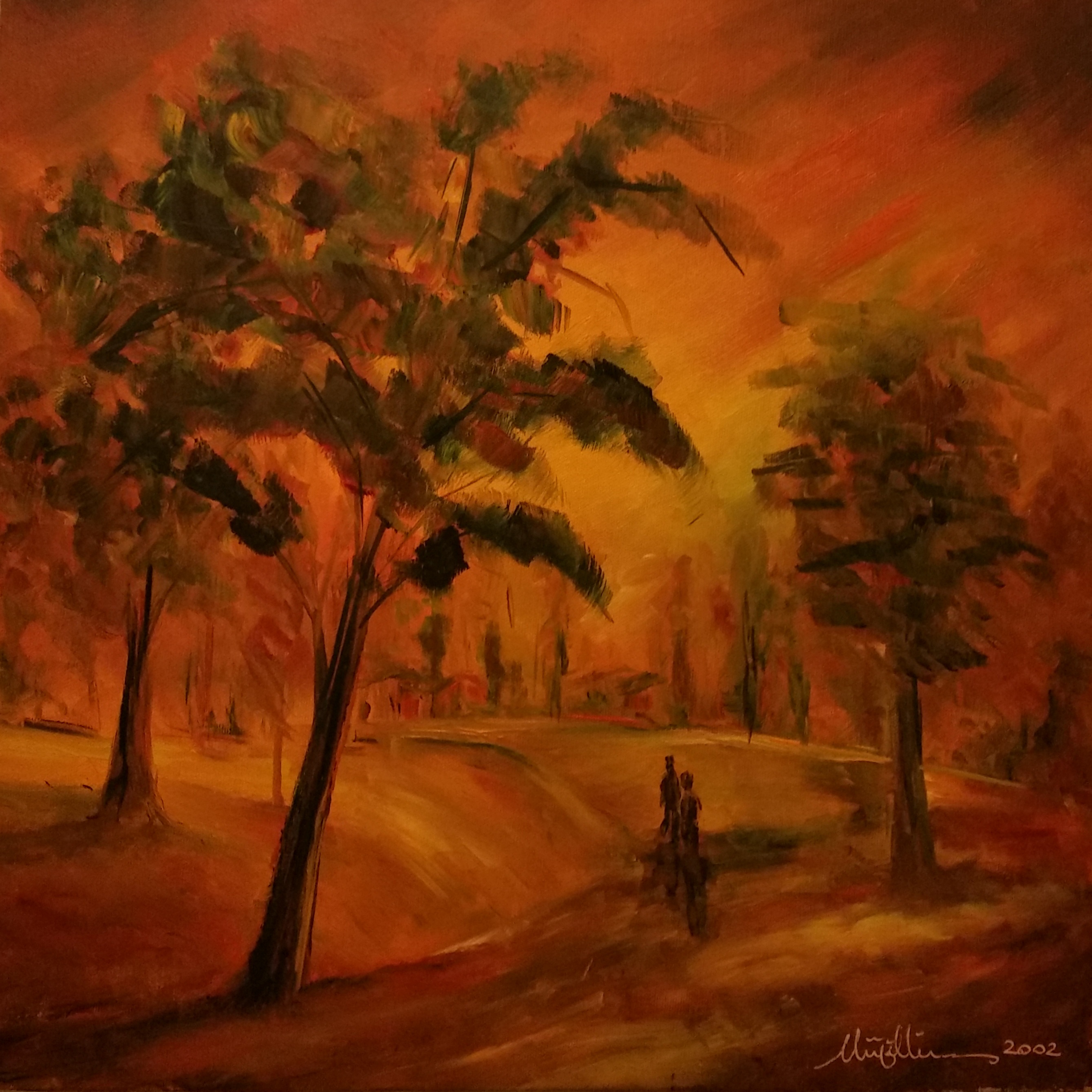 MG01 - 4023 / 40 cm x 40 cm - Oil painting