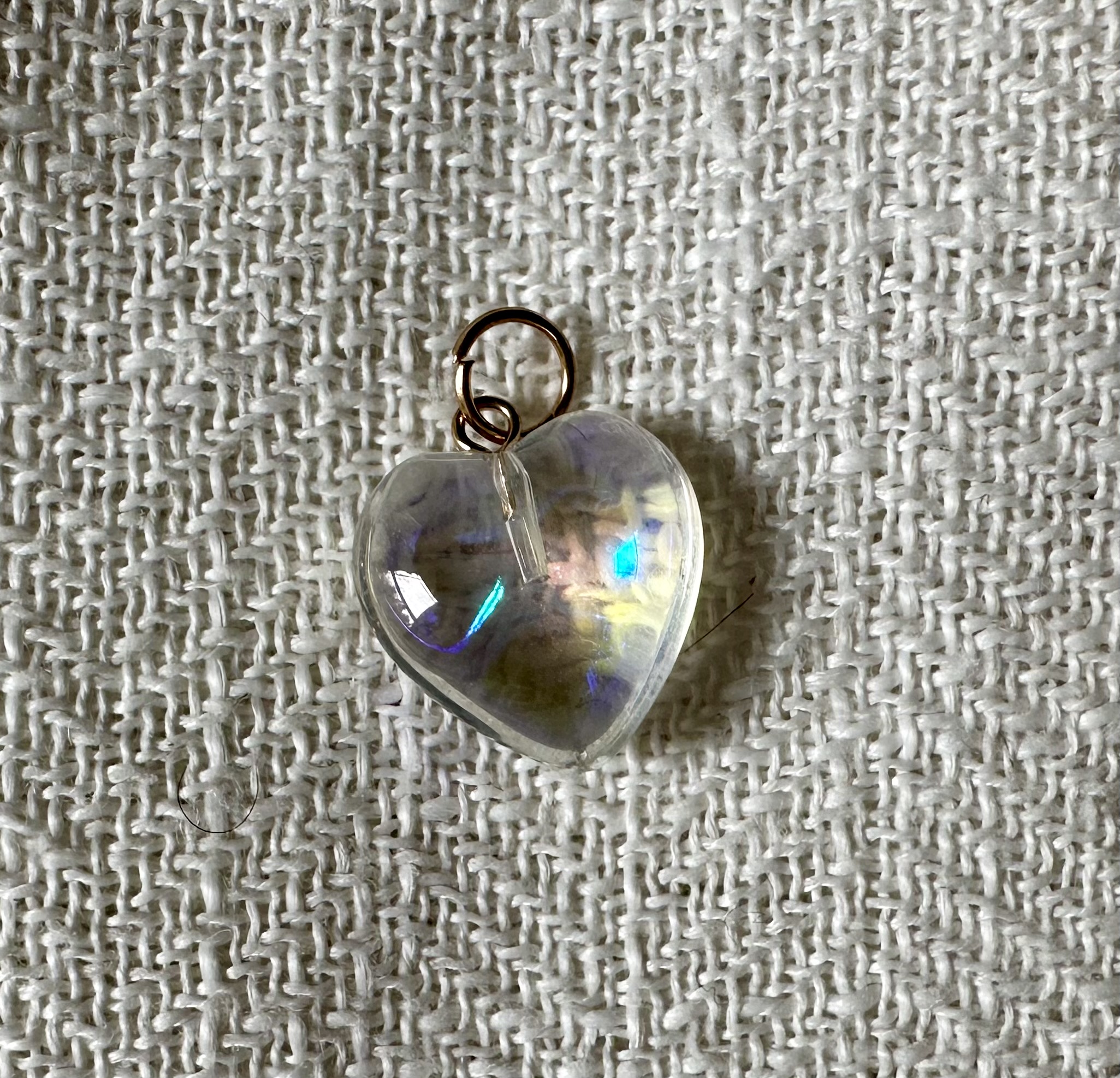 Translucent Heart Charm