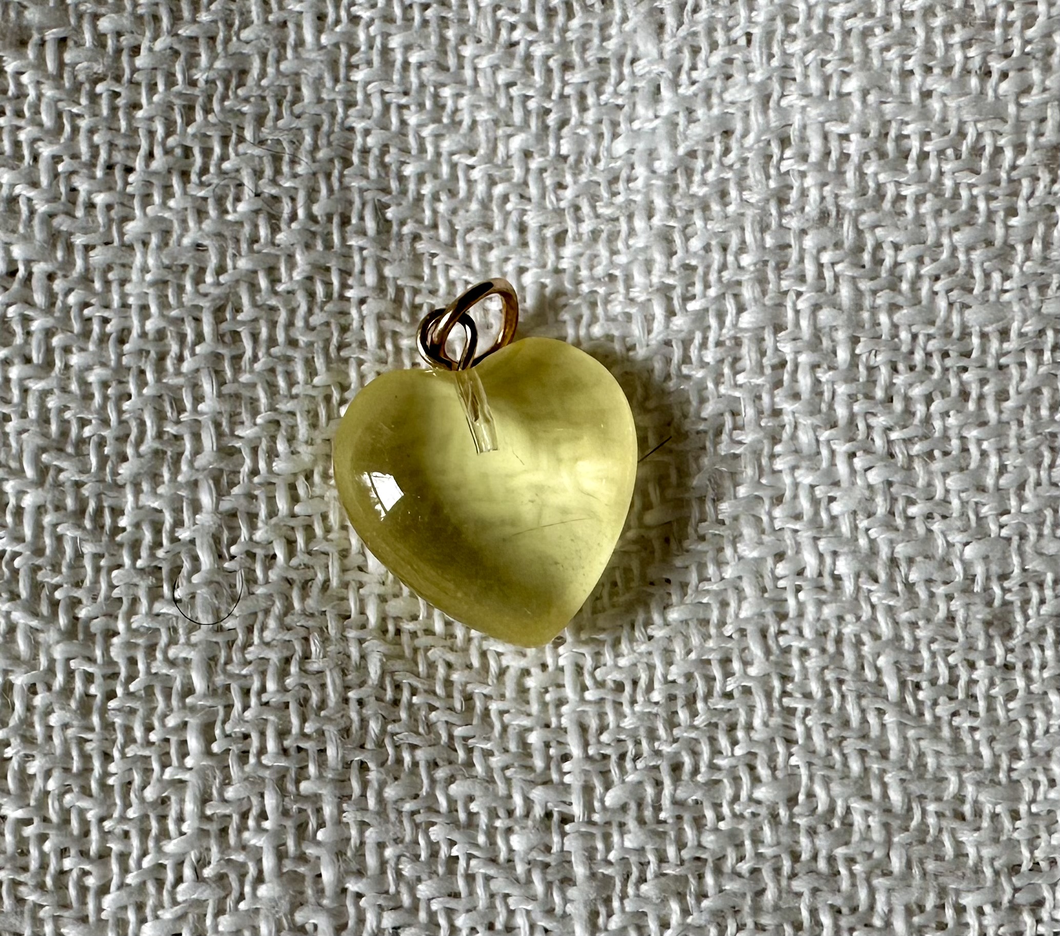 Translucent Heart Charm