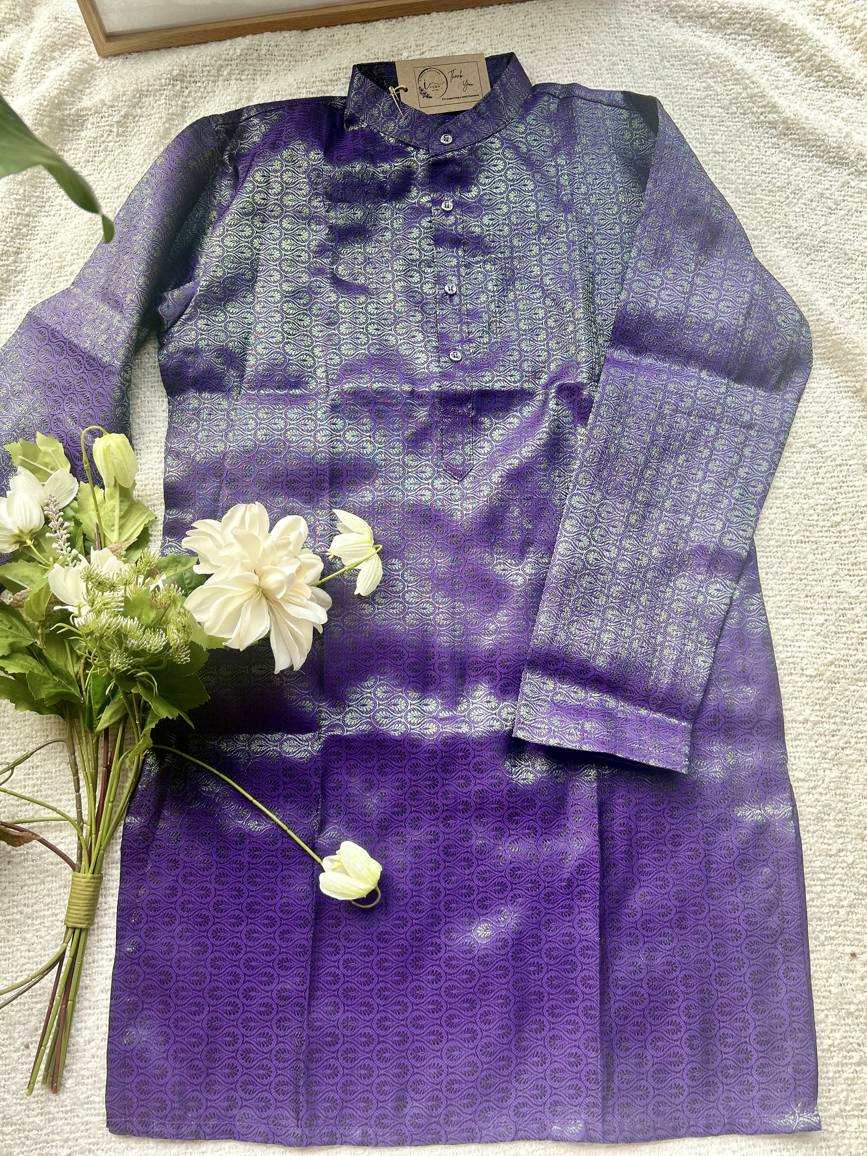 Traditional Purple Kurta