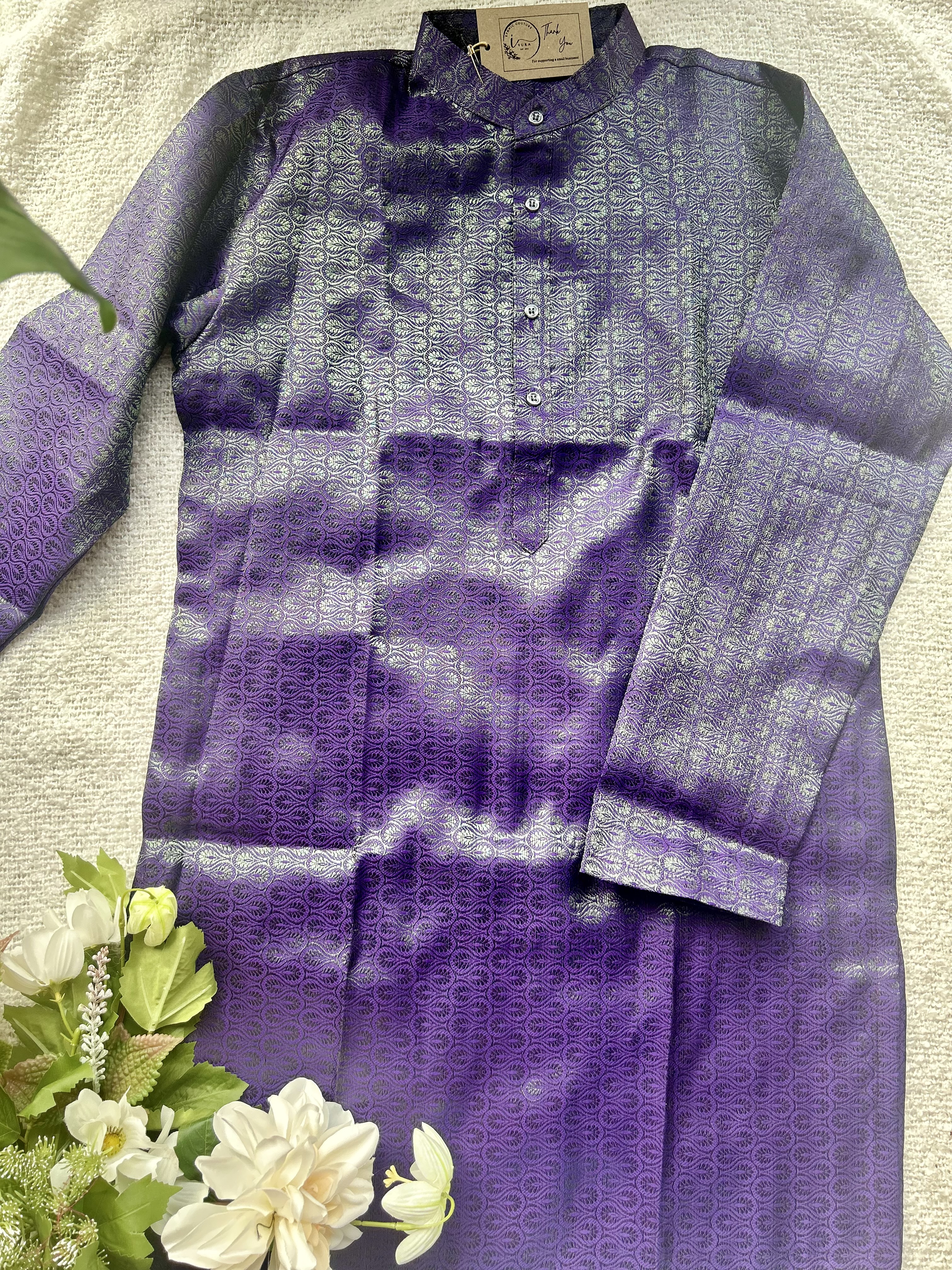 Traditional Purple Kurta