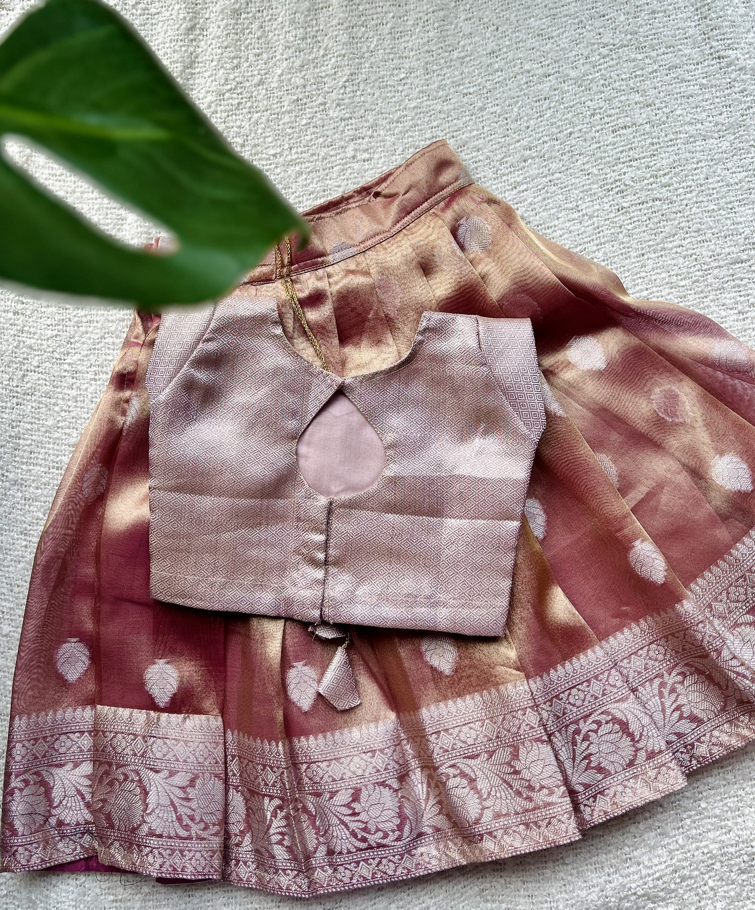 Onion pink skirt and blouse