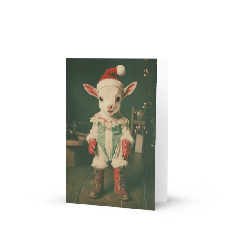 Christmas Card 01 Goat