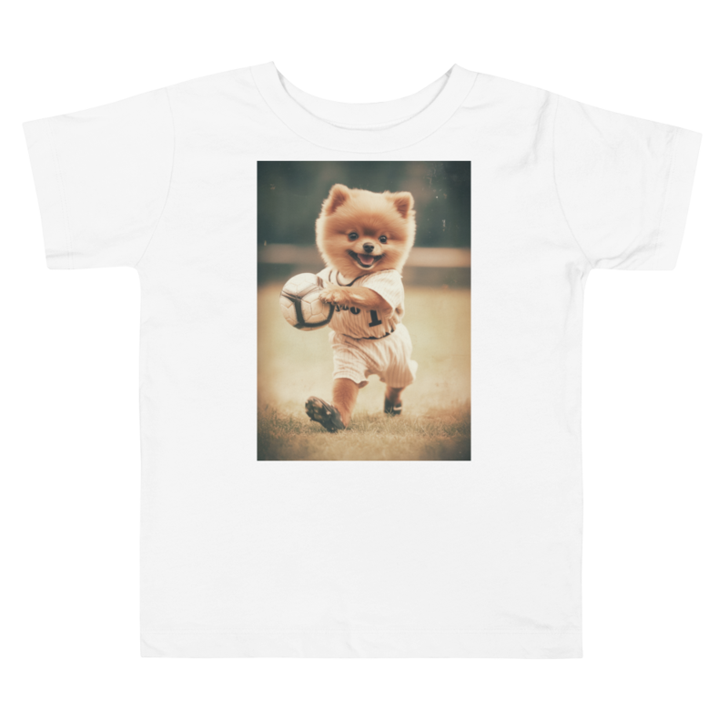Toddler Short Sleeve Tee Soccer 01 Puppy