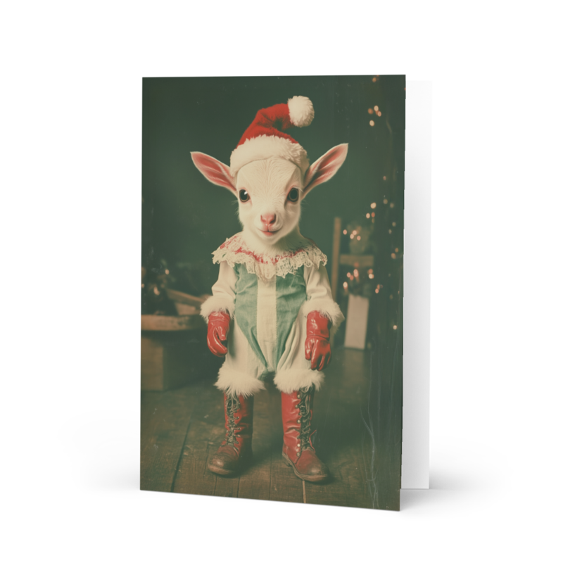 Christmas Card 01 Goat
