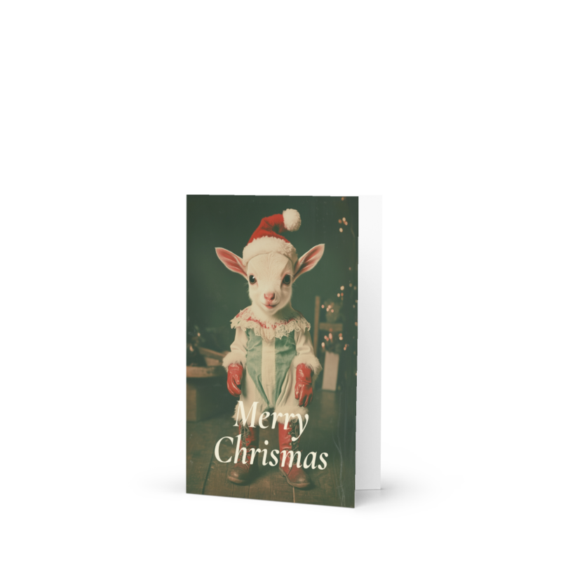 Christmas Card 01 Goat