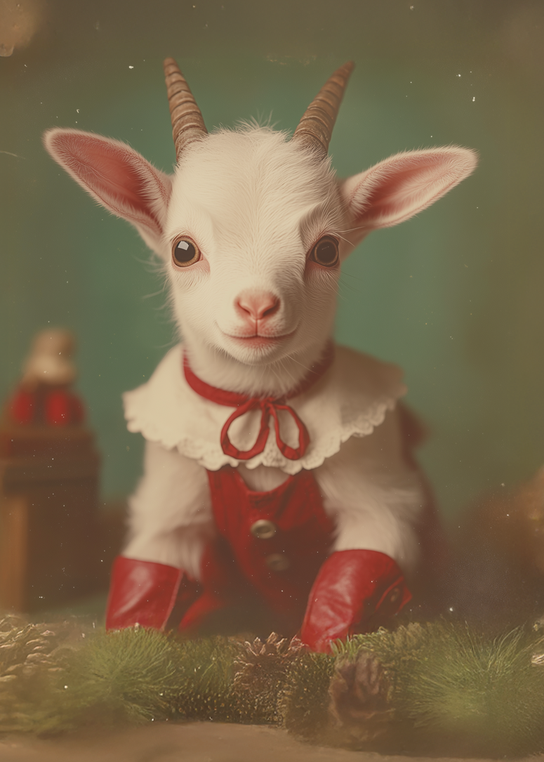 Christmas_03_Goat_Pippin "Hoof Hustle" Twinklecheeks