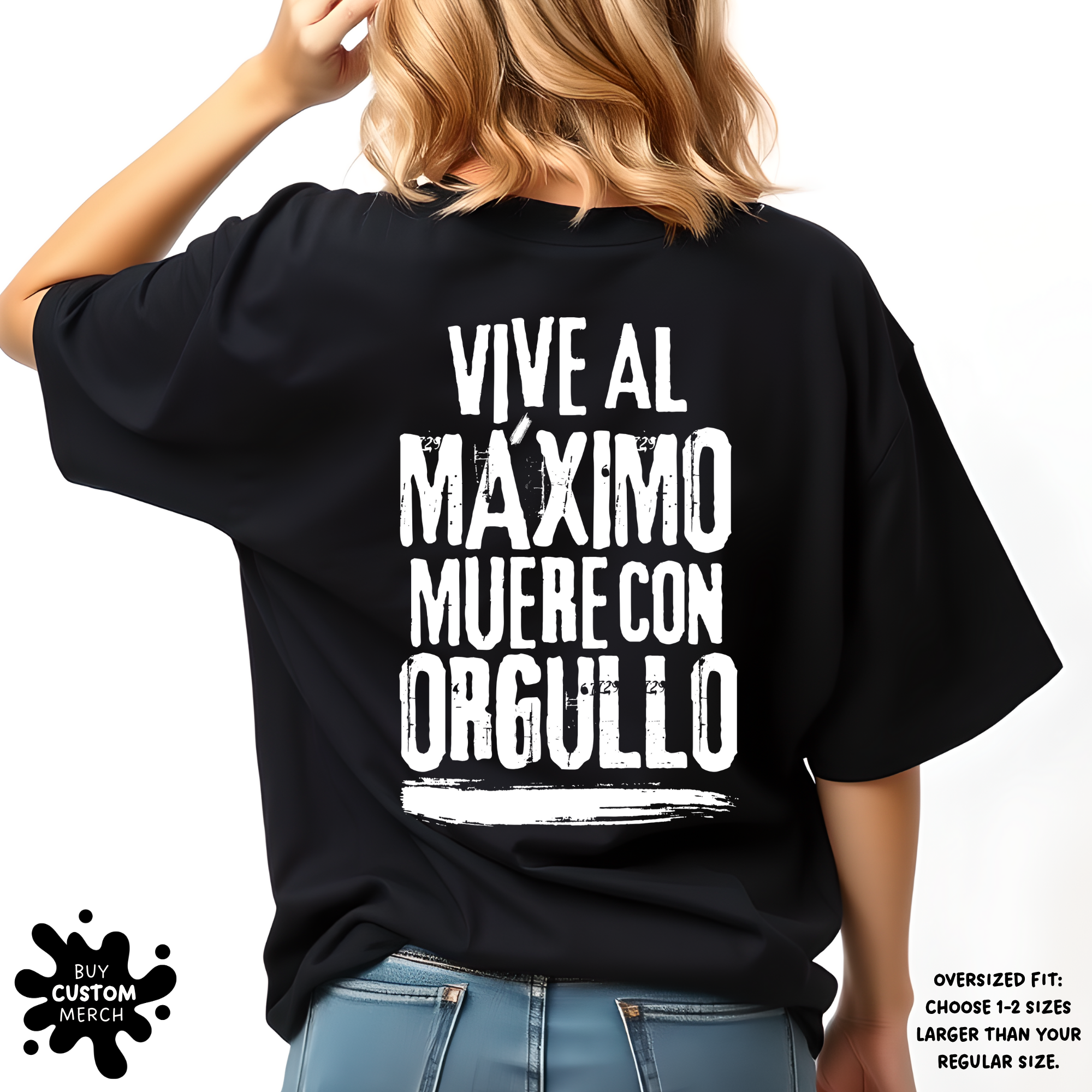 Vive al Máximo Muere con Orgullo T-Shirt – Unisex Motivational Graphic Tee for Men & Women