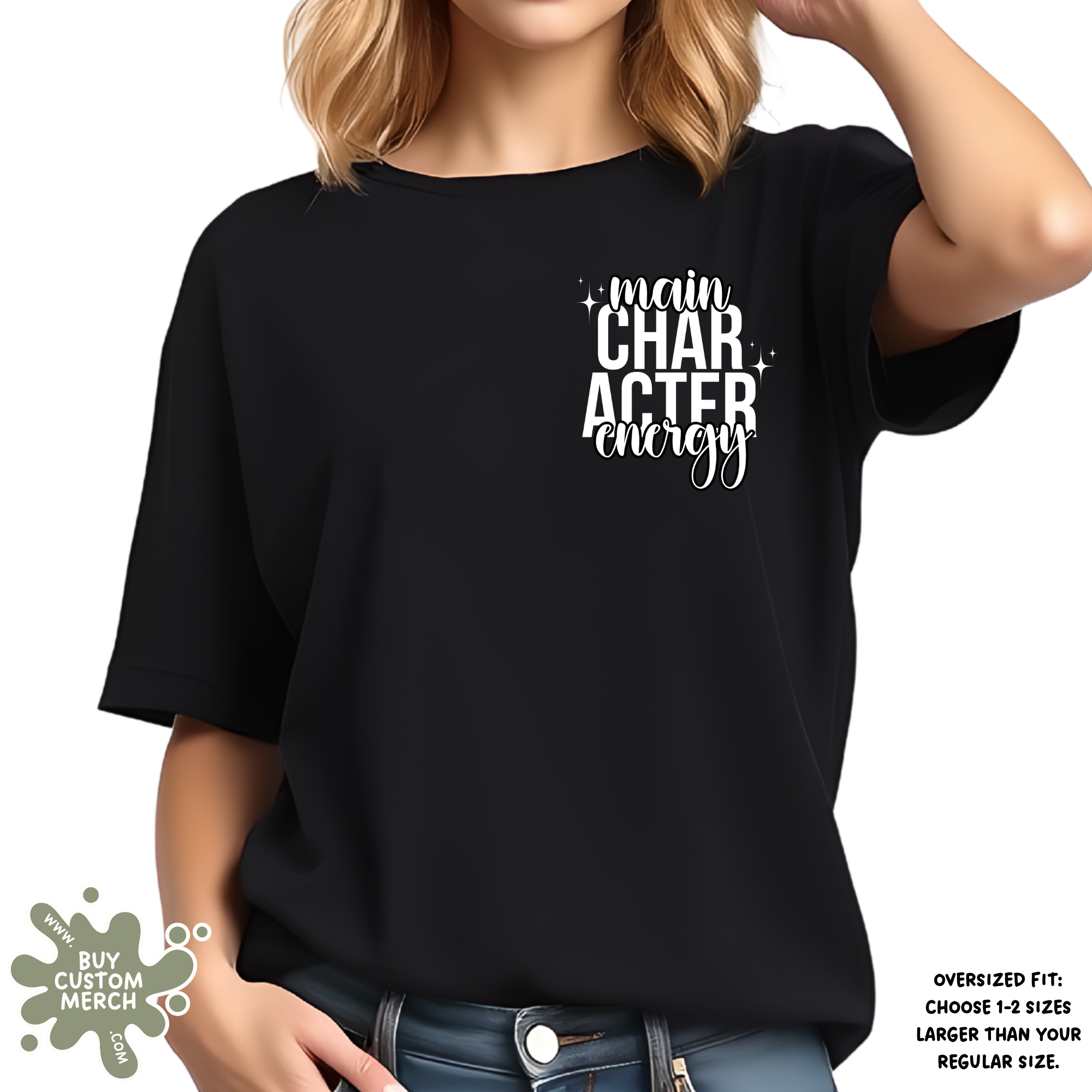 Main Character Energy T-Shirt - Unisex Motivational Graphic Tee for Men & Women