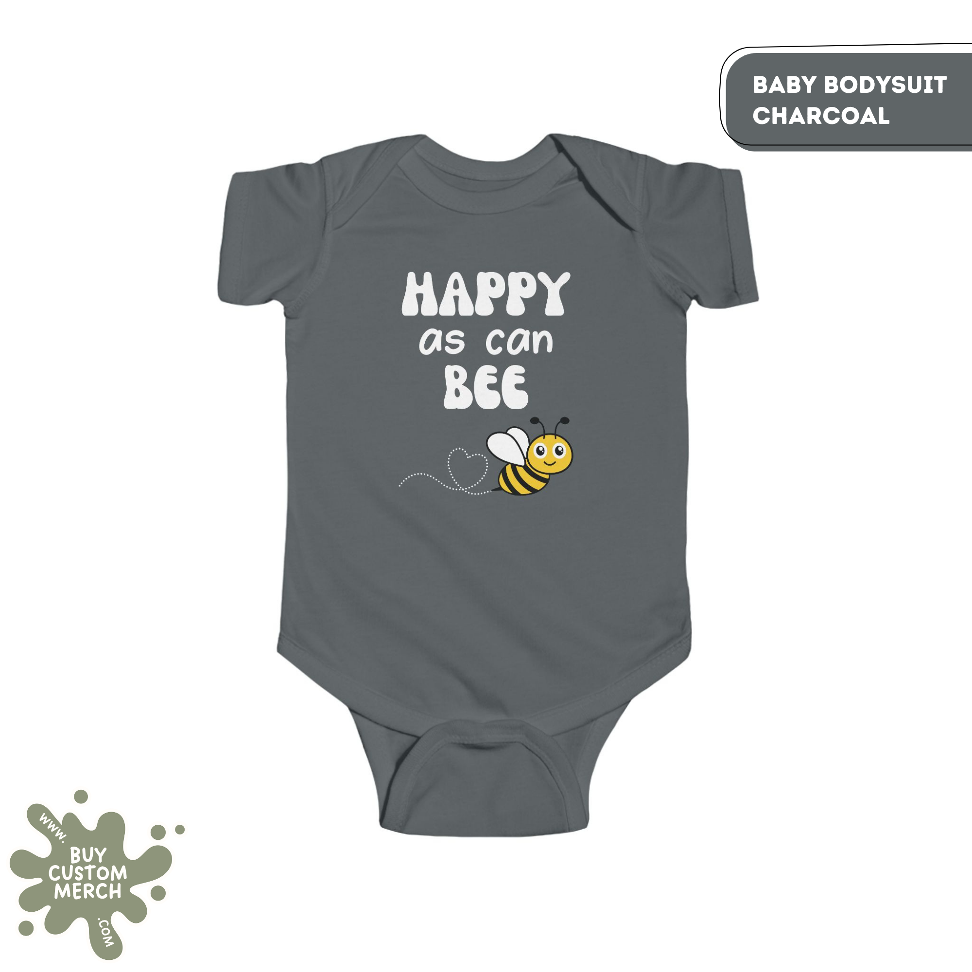Happy As Can Bee Baby Onesie