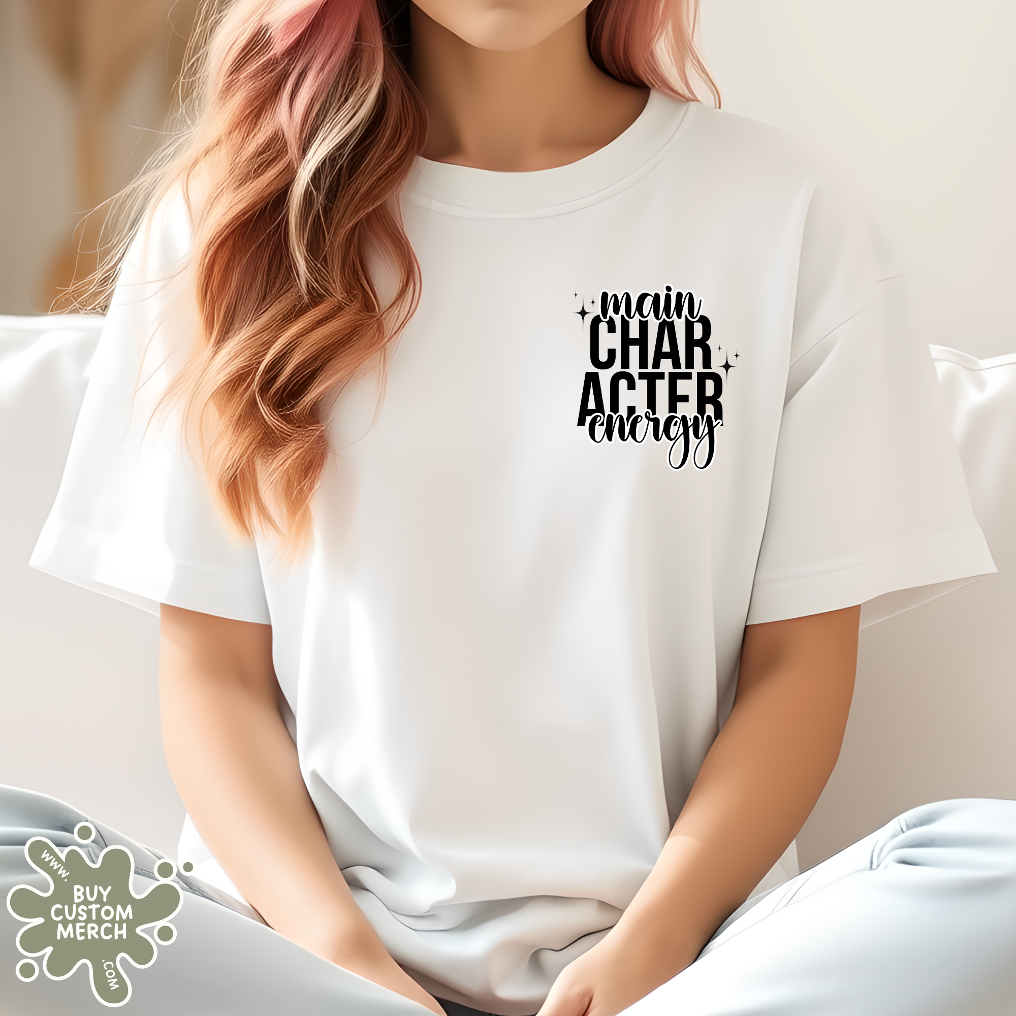 Main Character Energy T-Shirt - Unisex Motivational Graphic Tee for Men & Women