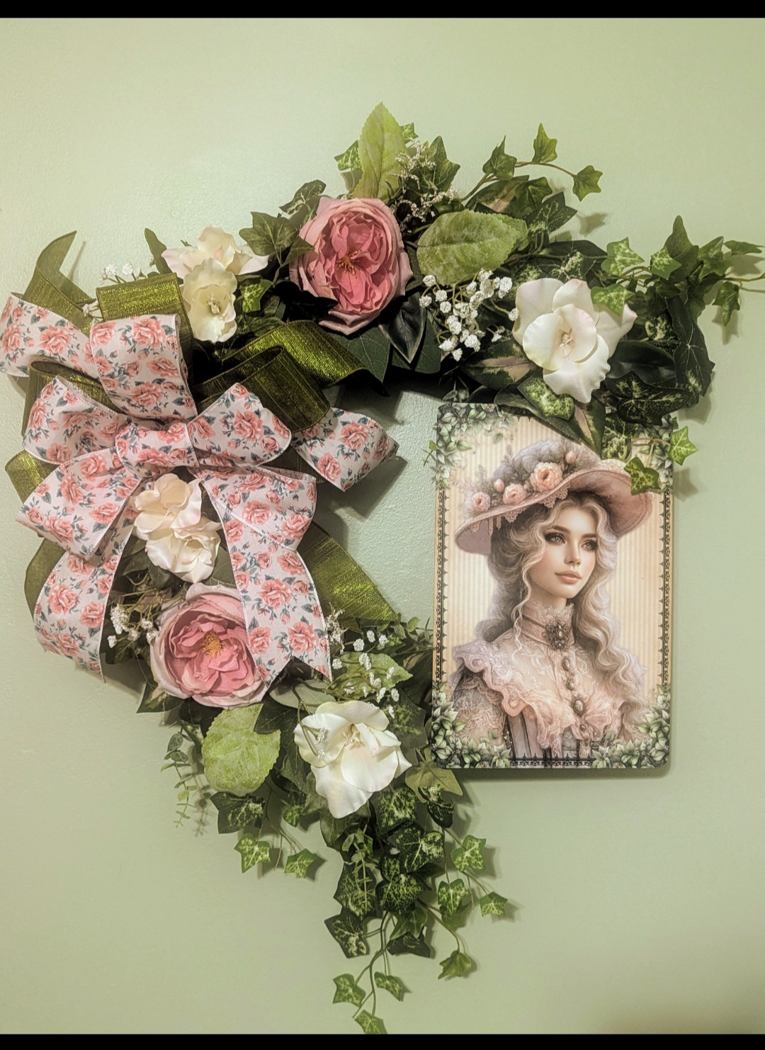 Vintage Floral Wreath