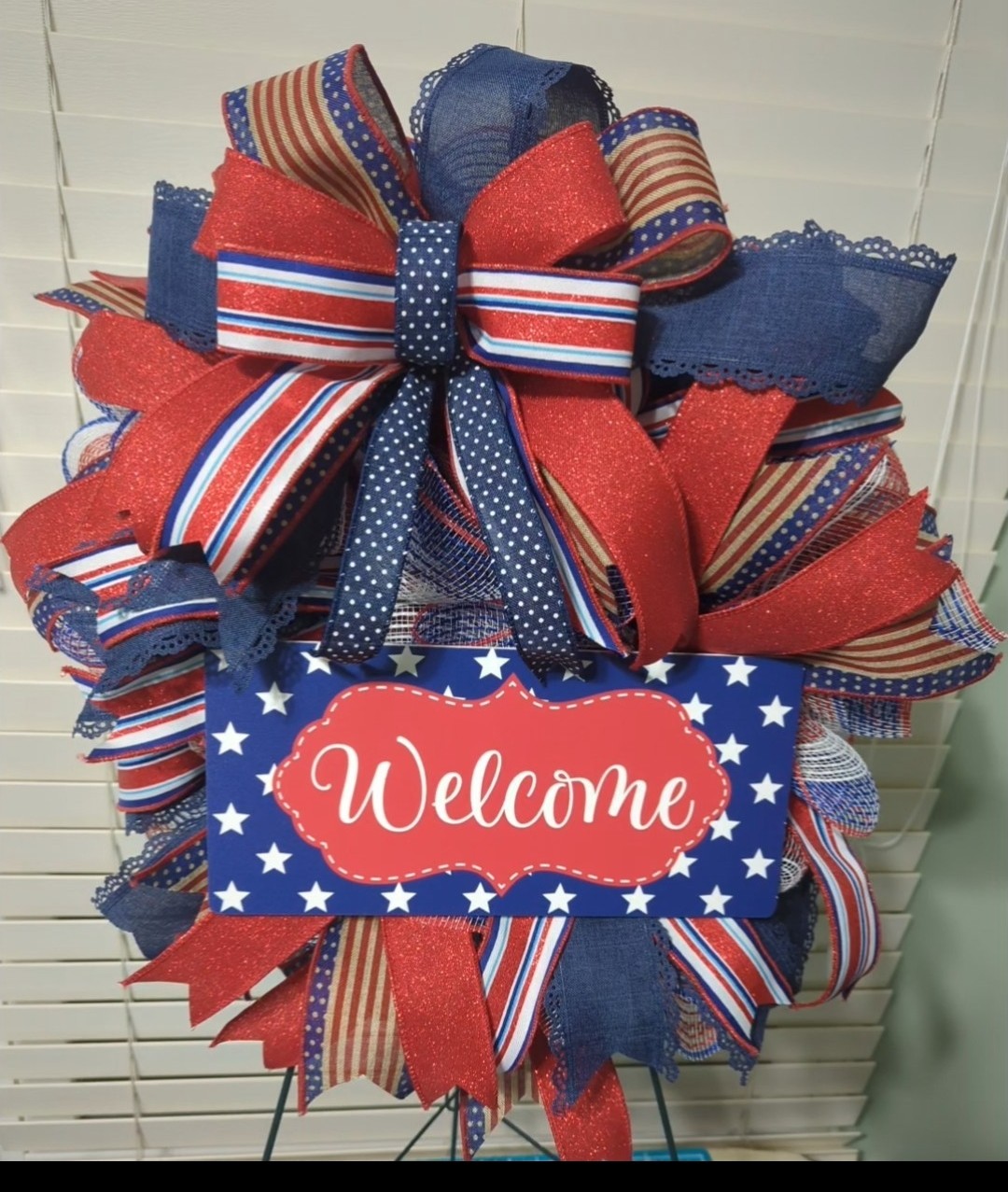 Patriotic Welcome Wreath