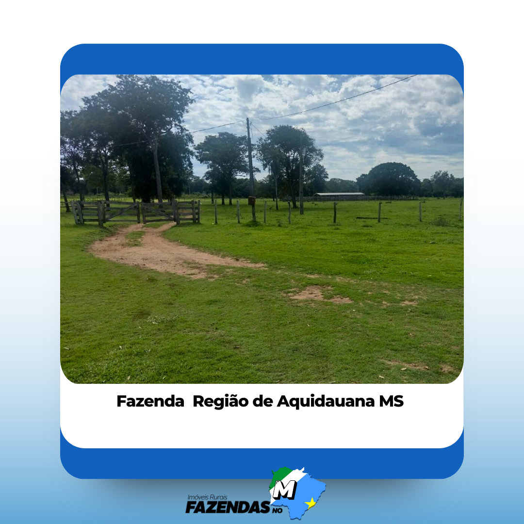  Fazenda Região de Aquidauana/MS