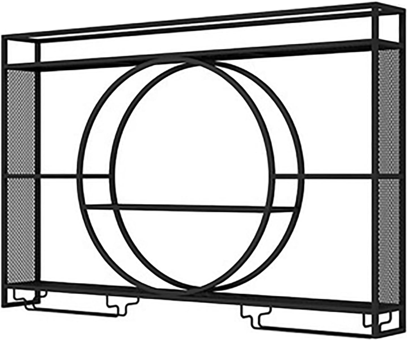 Wall Mounted Led Wine Rack Wine Glass Rack, Bar Unit Metal Floating Shelves, Bar Bottle Display Shelf Wine Cups Hanging Holder, Hanging Goblet For Liquor Bottles, For Kitchen Living Room Home Decor