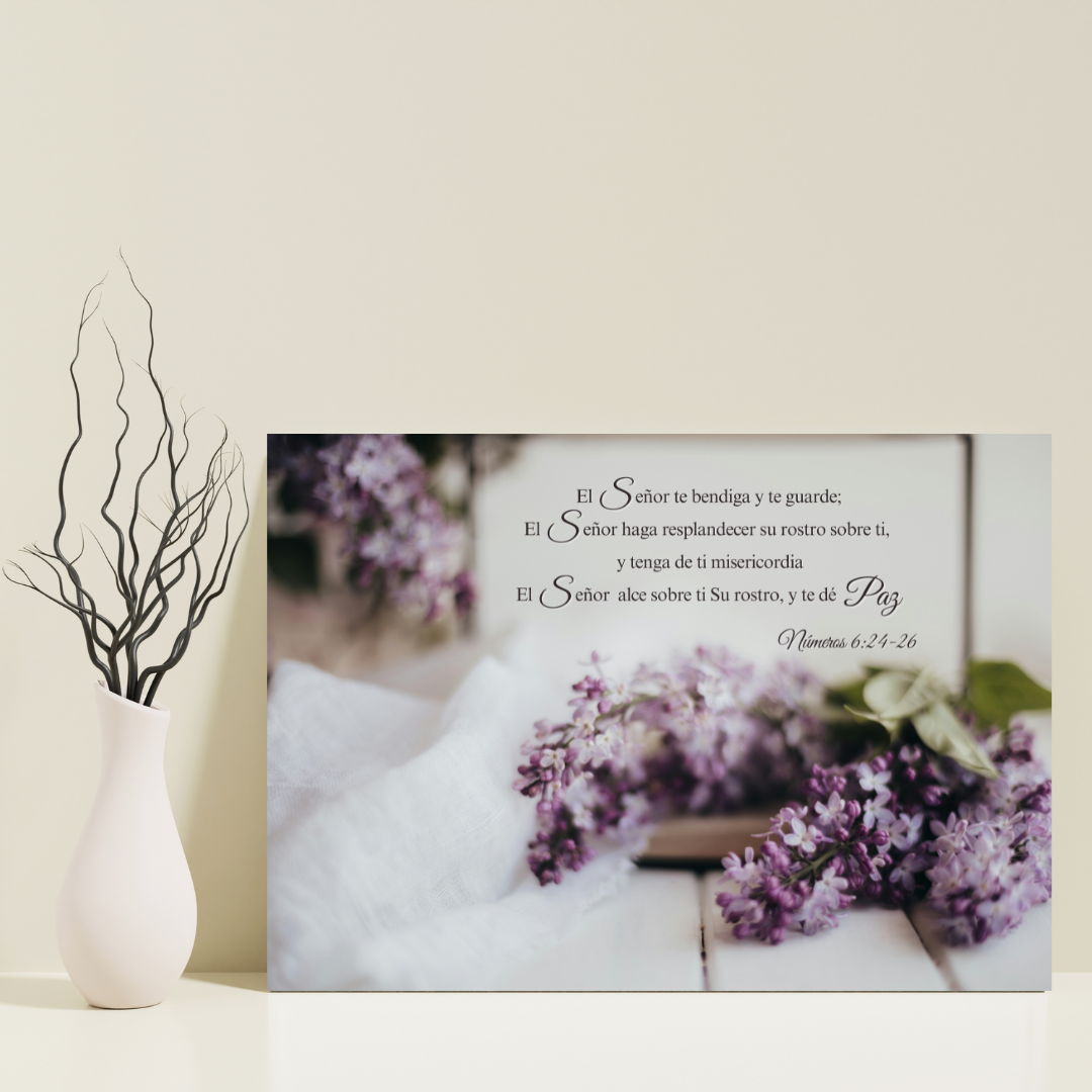 "El Señor te bendiga y te guarde"