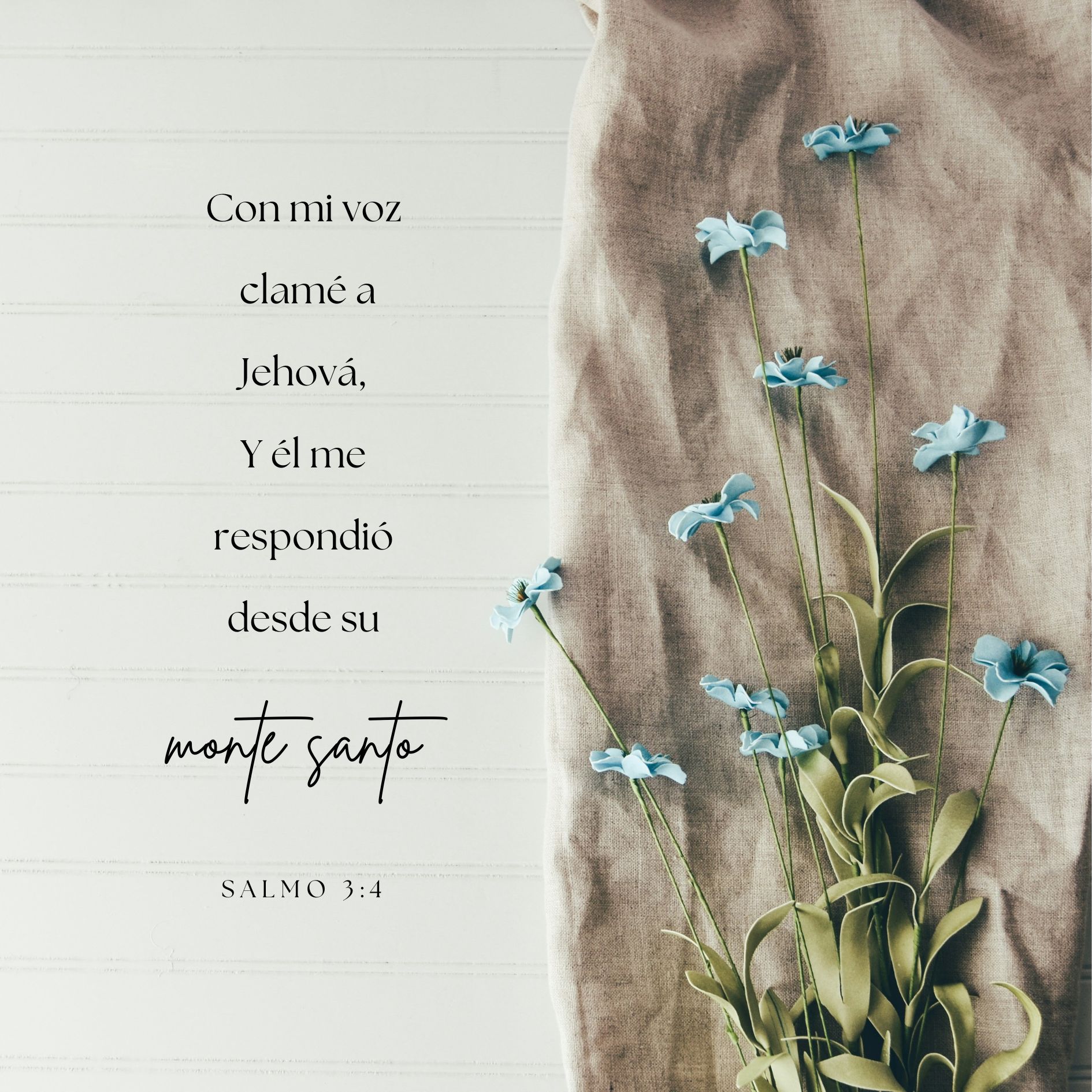 "Con mi voz clamé a Jehová"