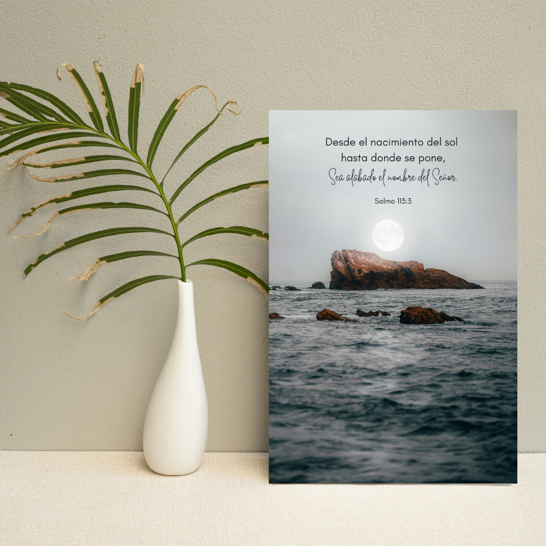 "Sea alabado el nombre del Señor"