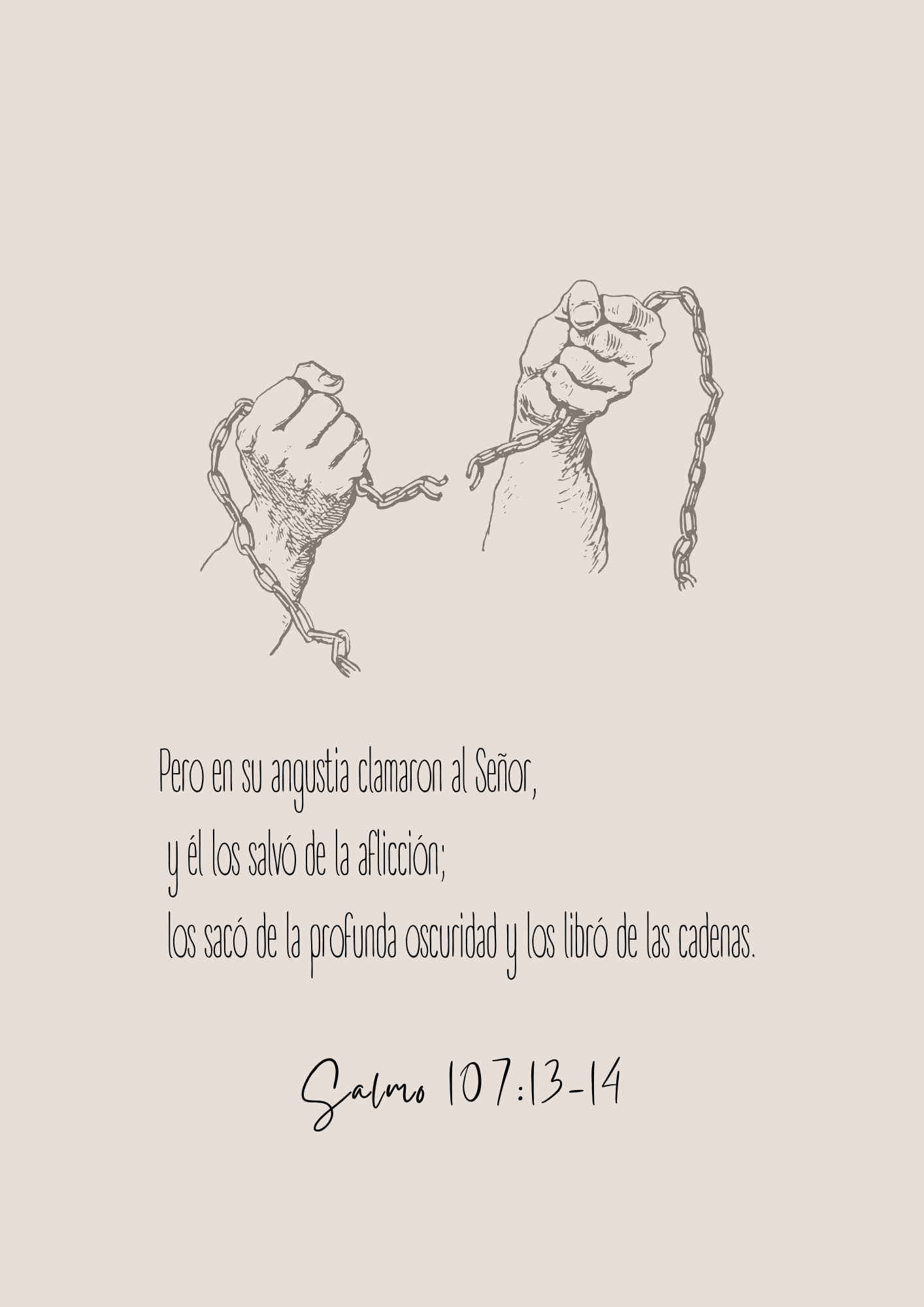 "Pero en su angustia clamaron al Señor"