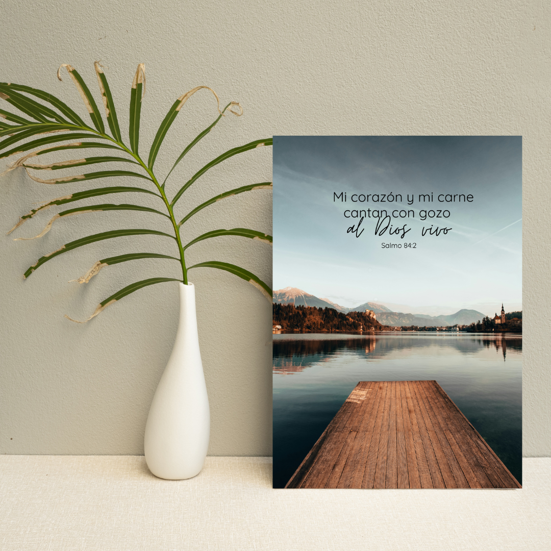 "Mi corazón y mi carne cantan con gozo al Dios vivo"