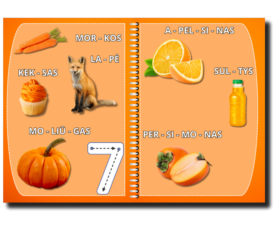 MOKAUSI SKAITYTI, SKAIČIUOTI IR PAŽINTI SPALVAS