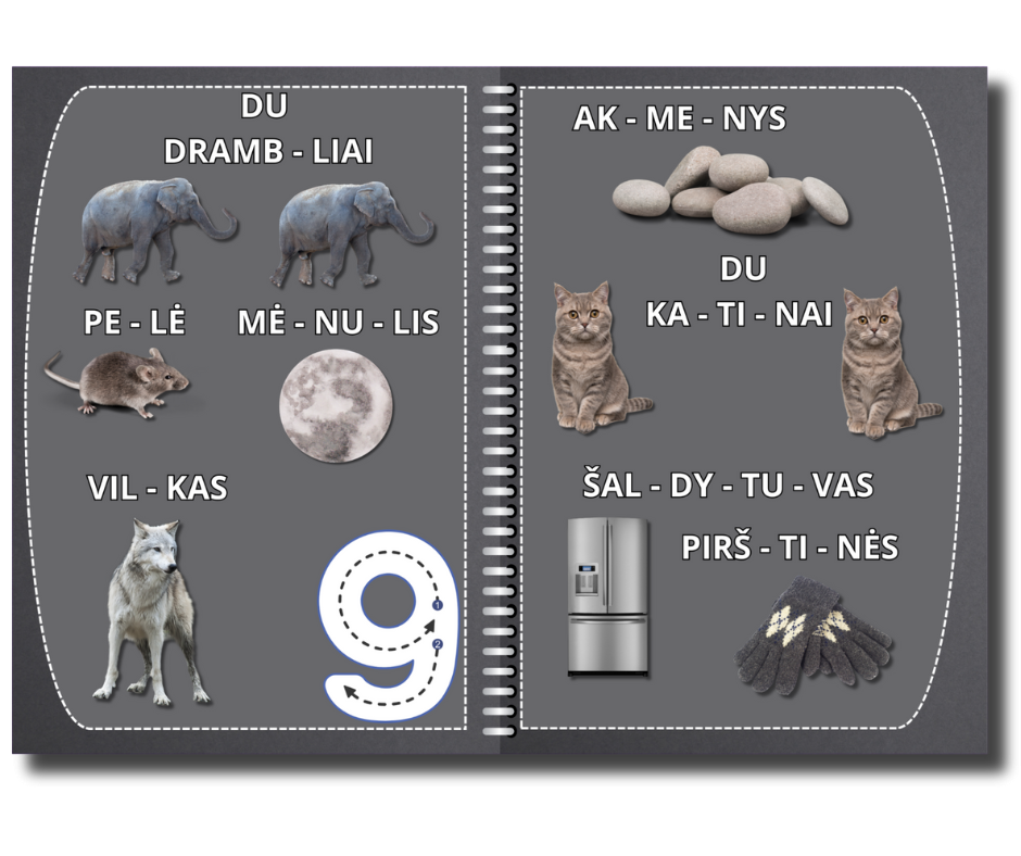 MOKAUSI SKAITYTI, SKAIČIUOTI IR PAŽINTI SPALVAS