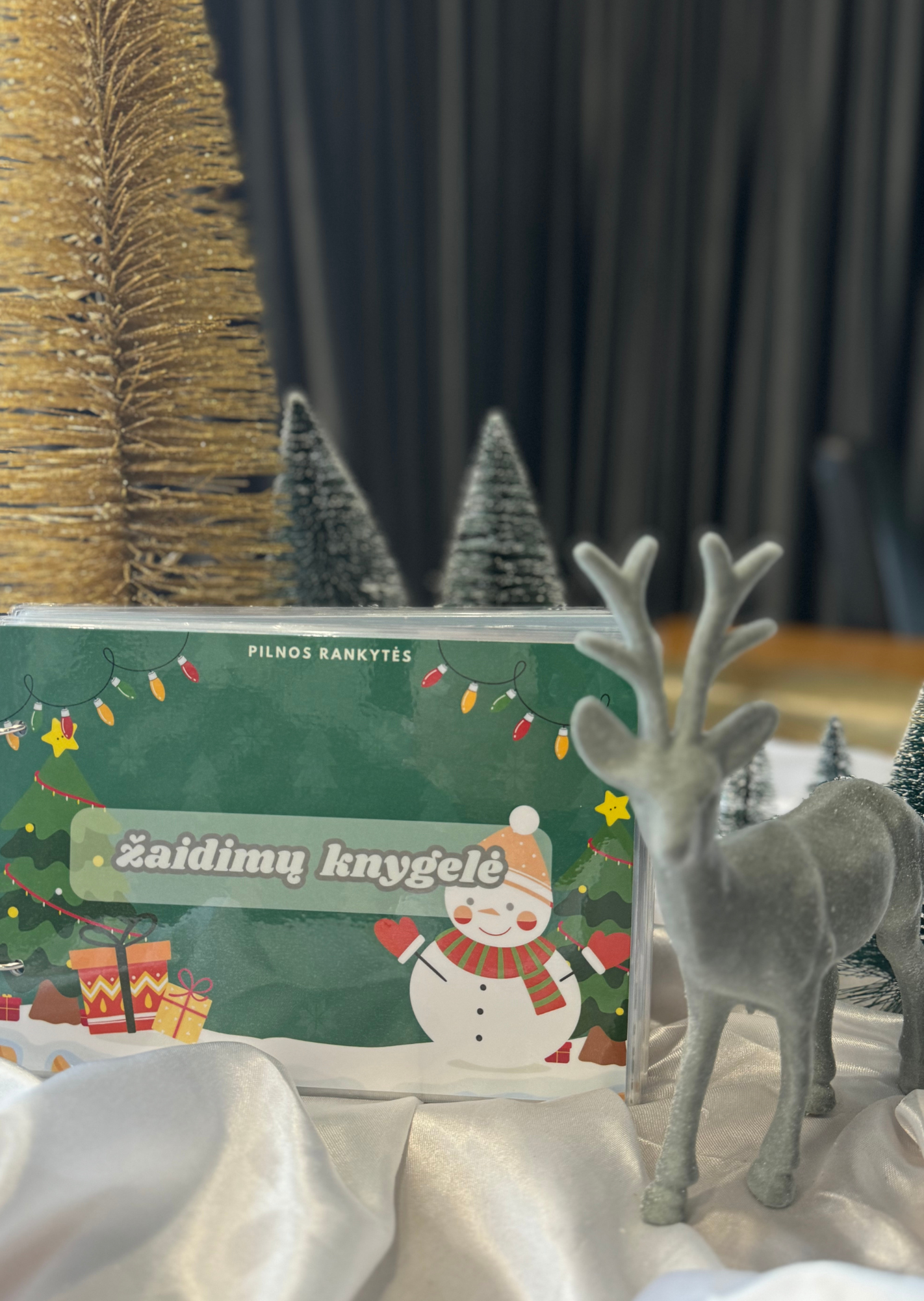 Personalizuota žaidimų-lavinimo knygelė KALĖDOS