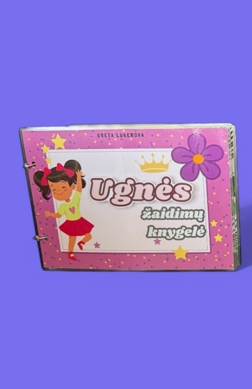 Personalizuota žaidimų-lavinimo knygelė 