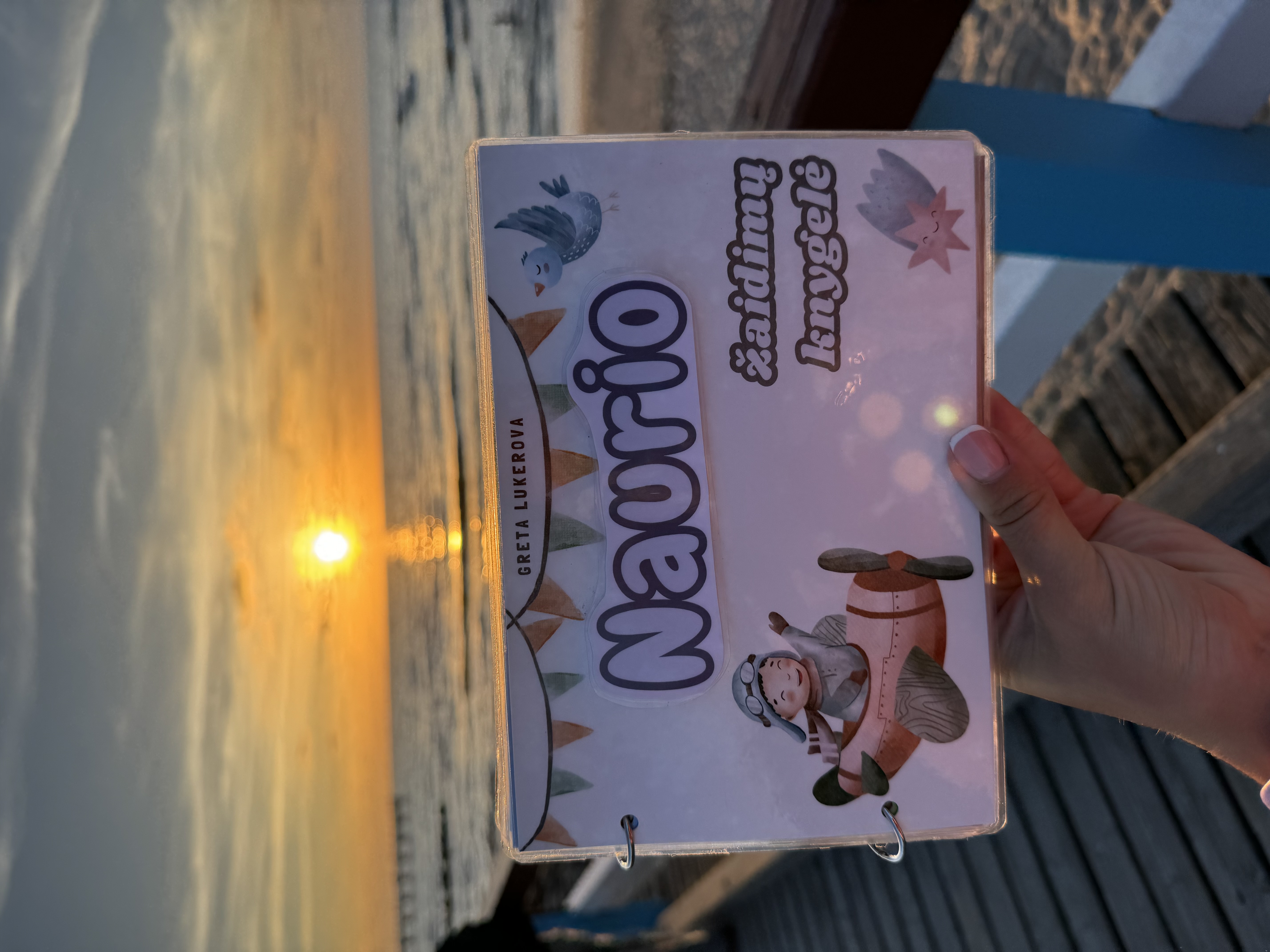 Personalizuota žaidimų-lavinimo knygelė 