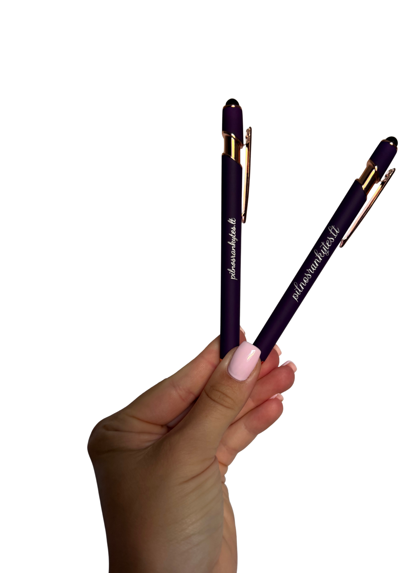 Pilnos rankytės rašiklis