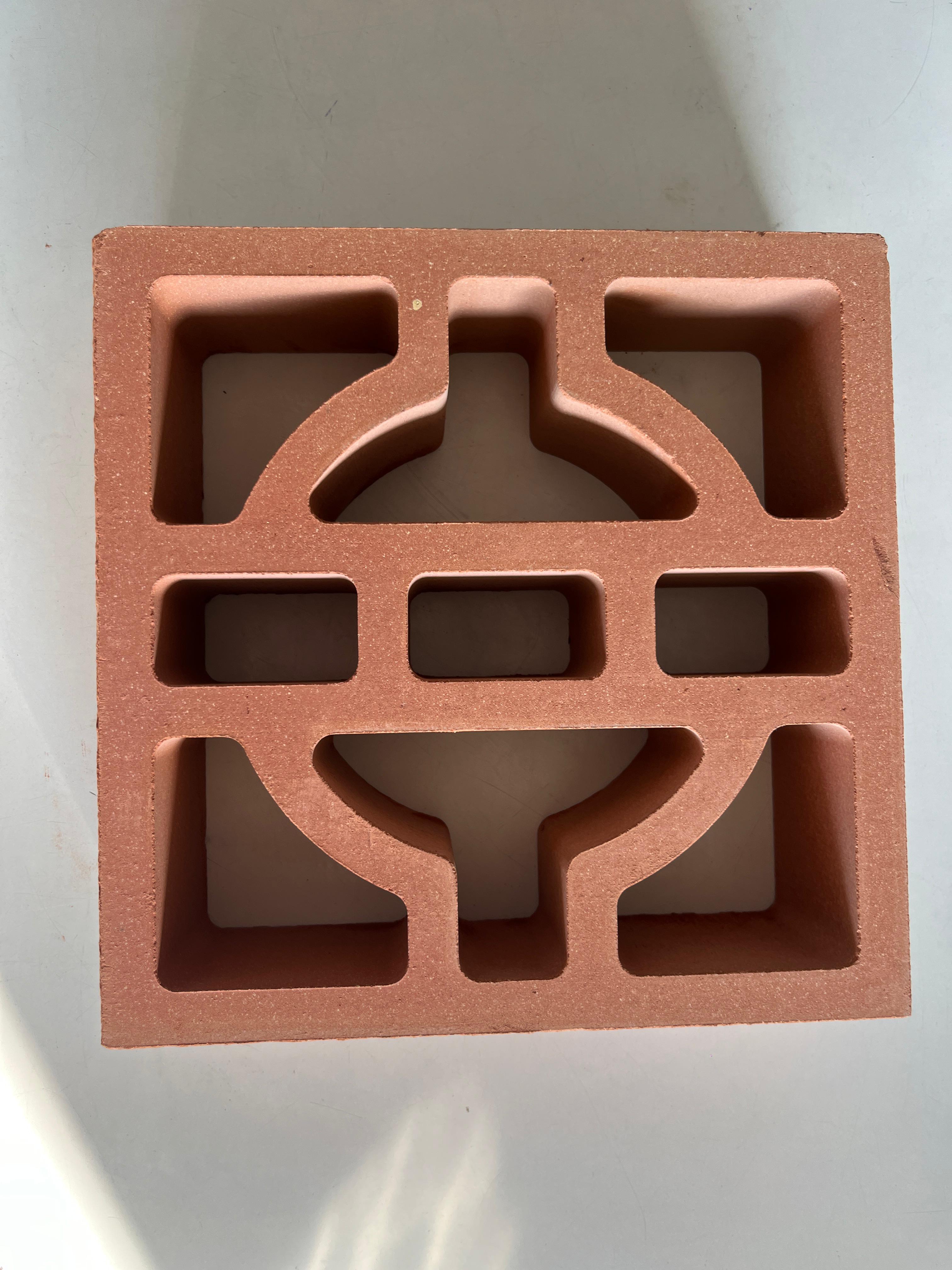 Koresh Terracotta Jali 8.5x8.5x2.5 inch 