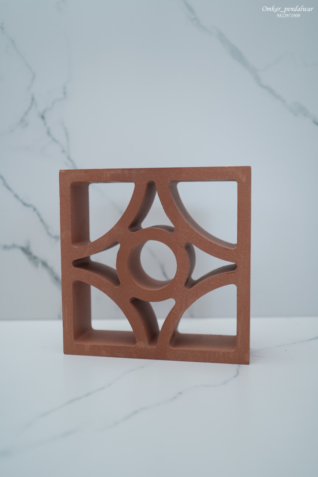 Vivo Terracotta Jali 8.5x8.5x2.5 inch 