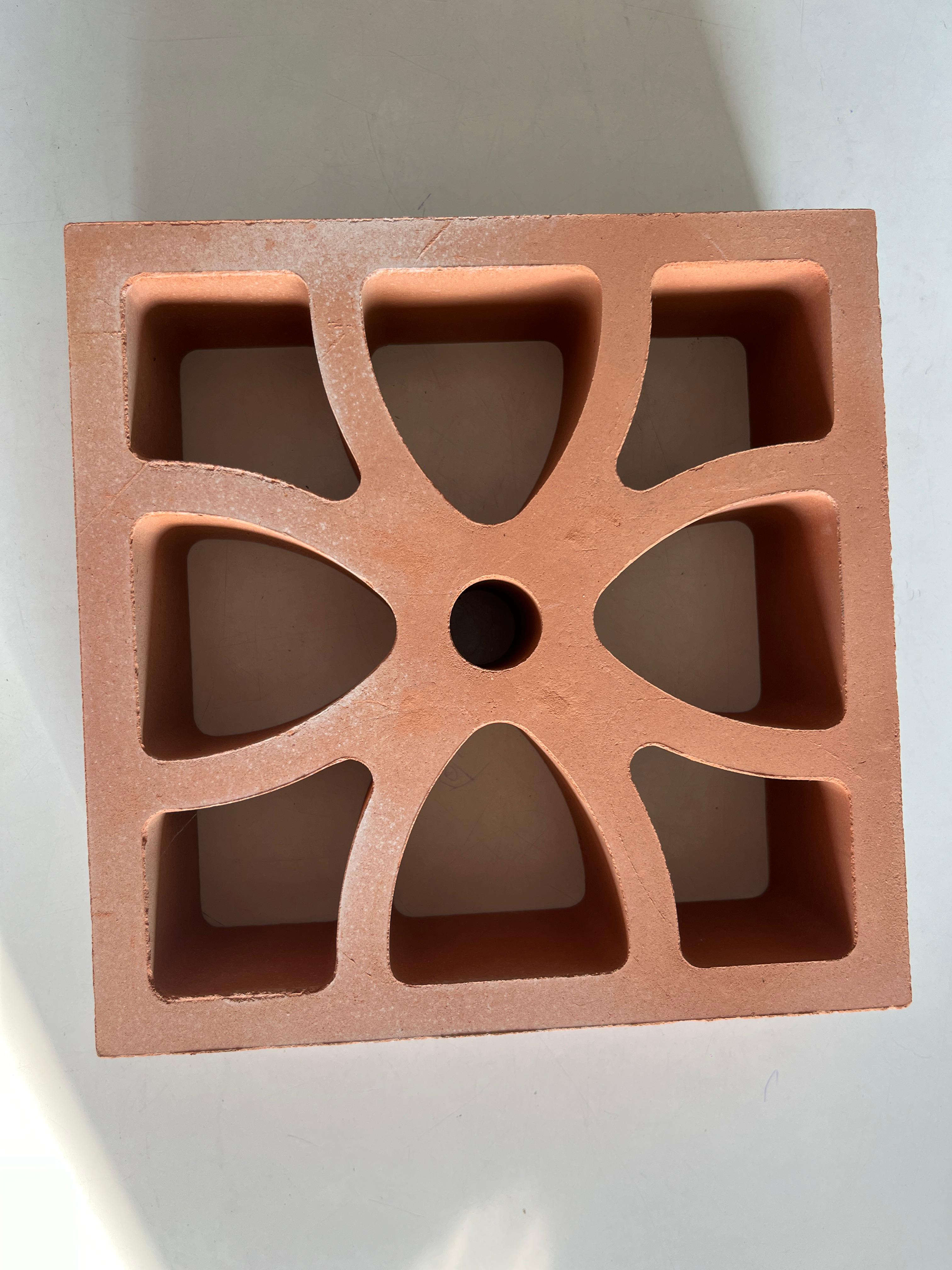 Panama Terracotta Jali 8.5x8.5x2.5 inch