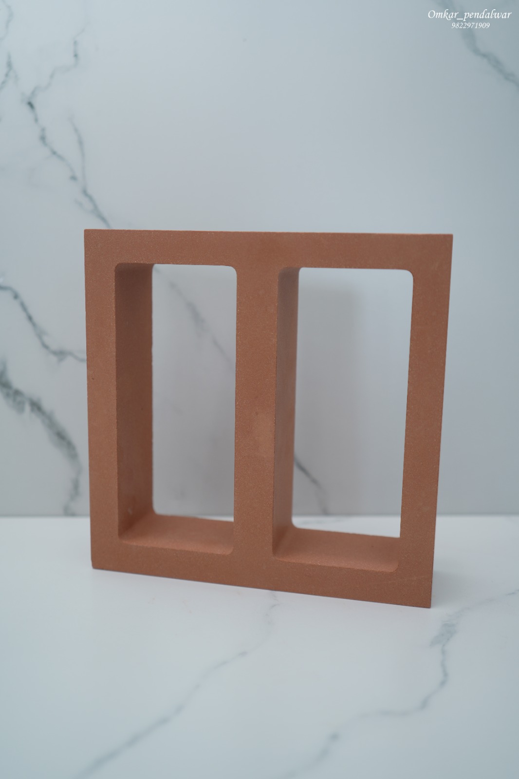 Terracotta Jali 8.5x8.5x2.5 Inch