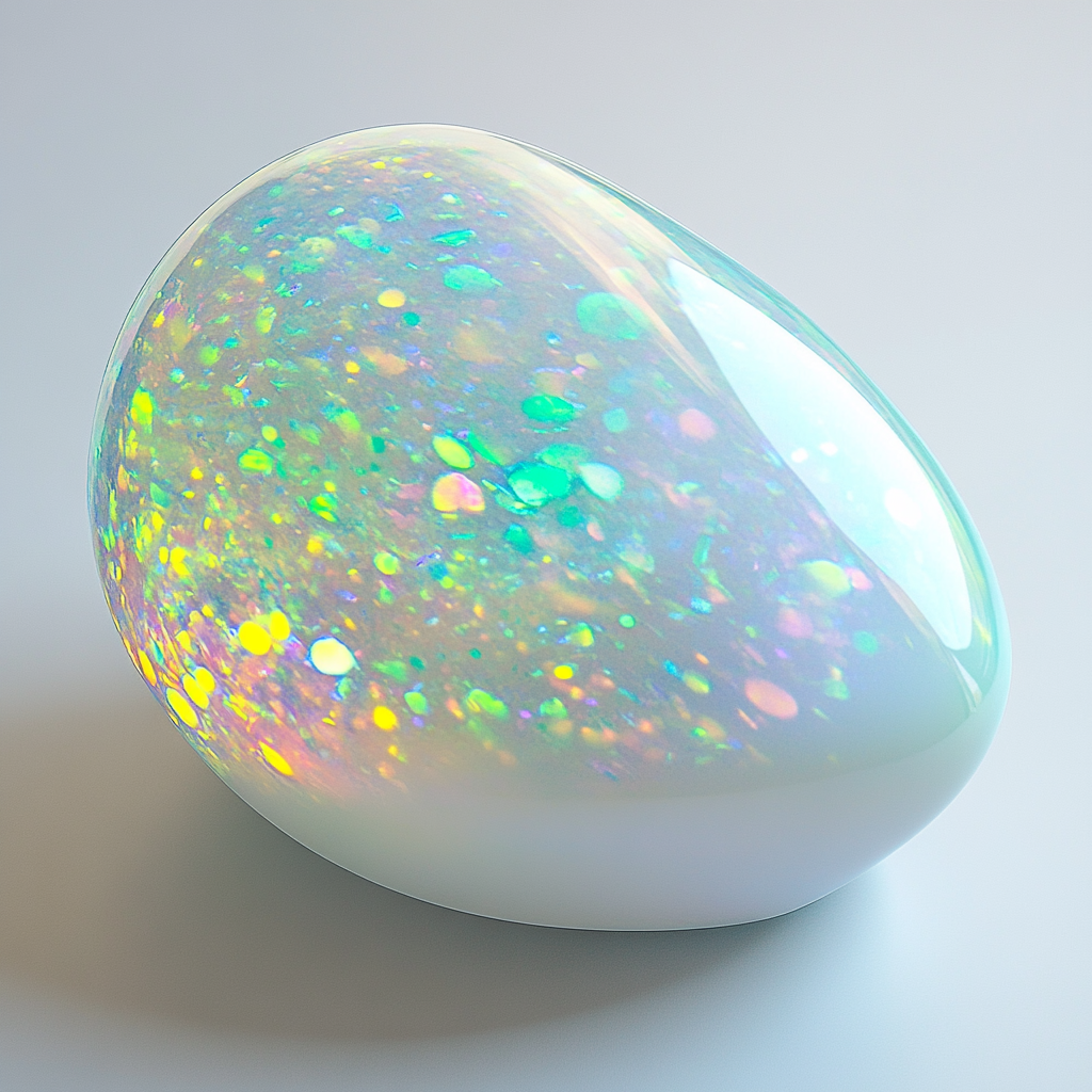 White Ethiopian Opals